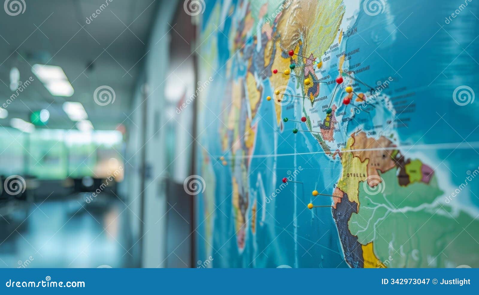 world map showing visited countries with push pins