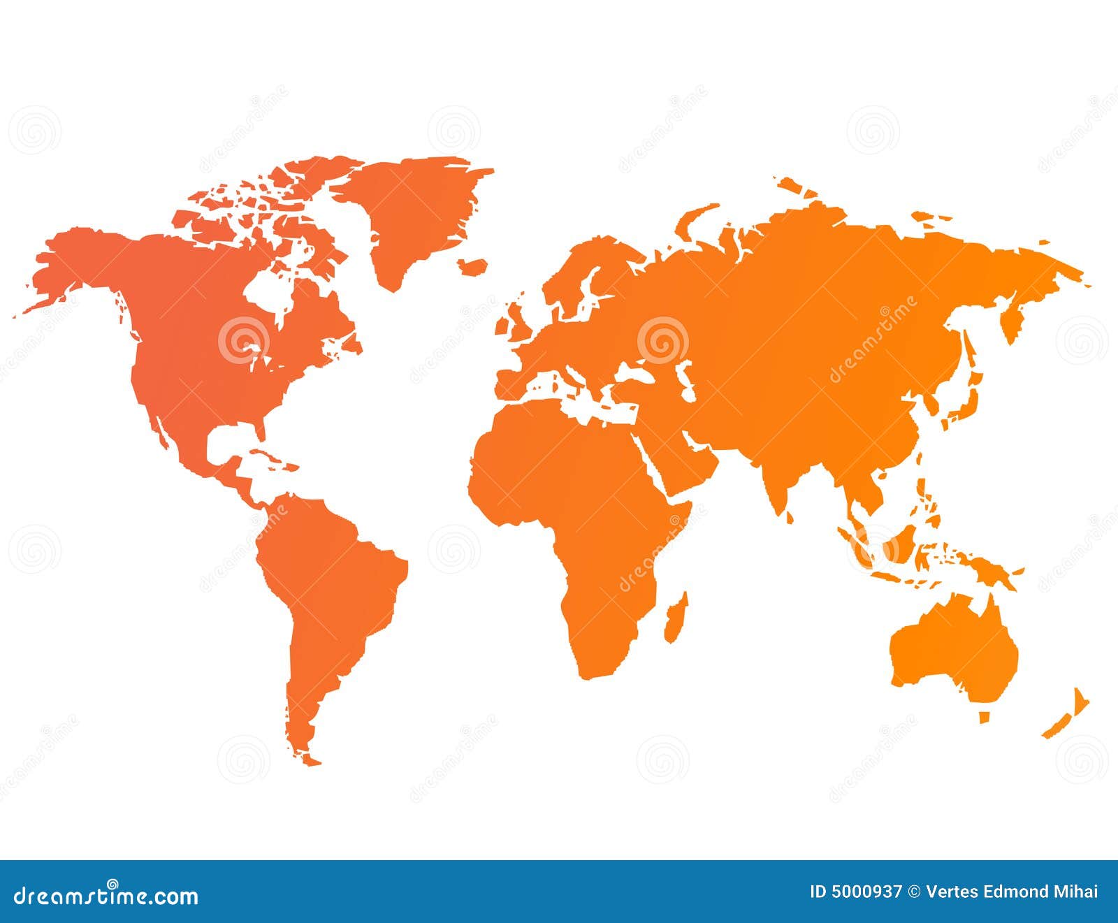 World map vector stock vector. Illustration of continental - 5000937
