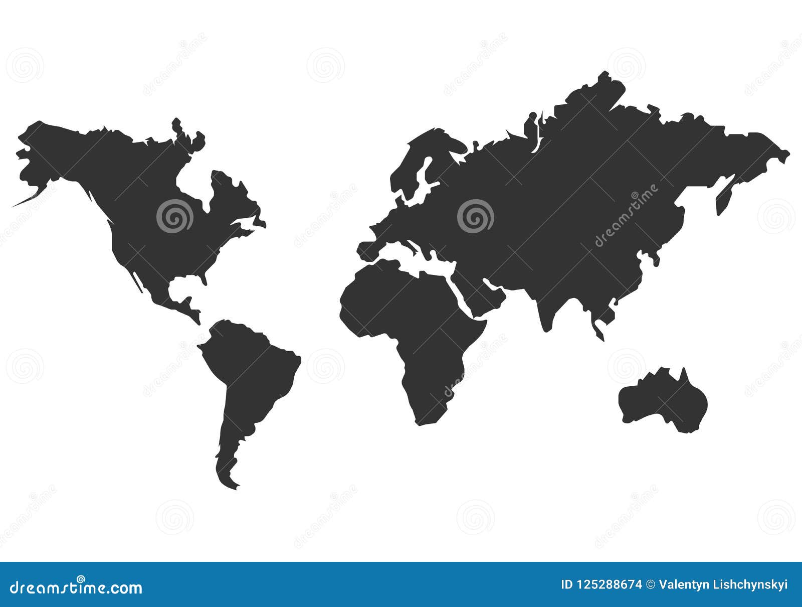 simple map of the world vector World Map Vector Icon Simple Flat Design Stock Vector simple map of the world vector