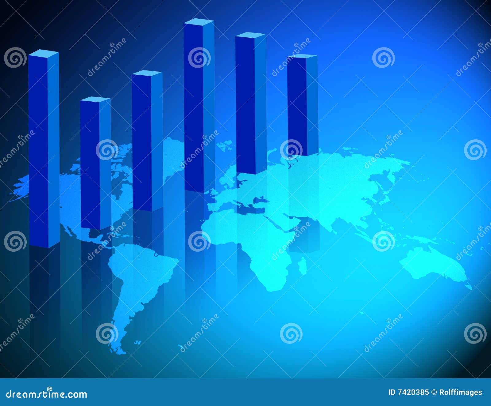 World market stock illustration. Illustration of continent 7420385