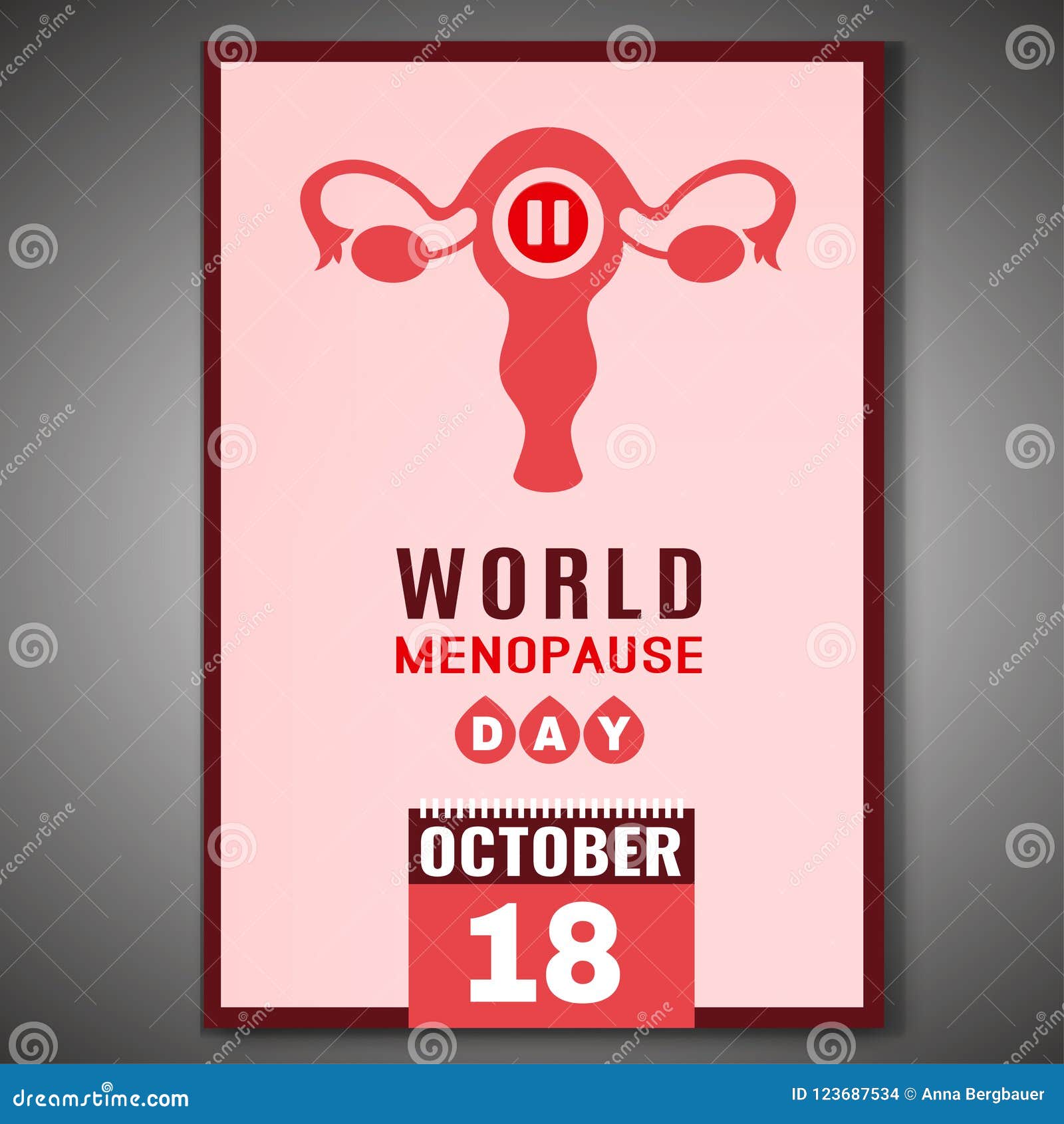World menopause day stock vector. Illustration of hormonal 123687534