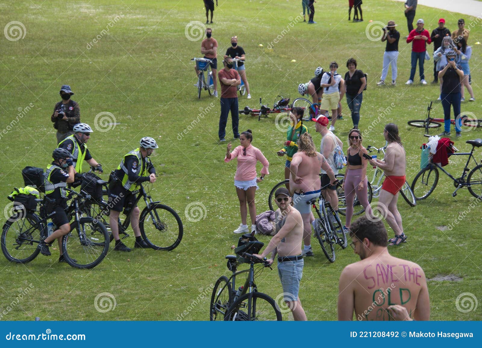 The World Naked Bike Ride Took Over Vancouver Bc Canada June Th