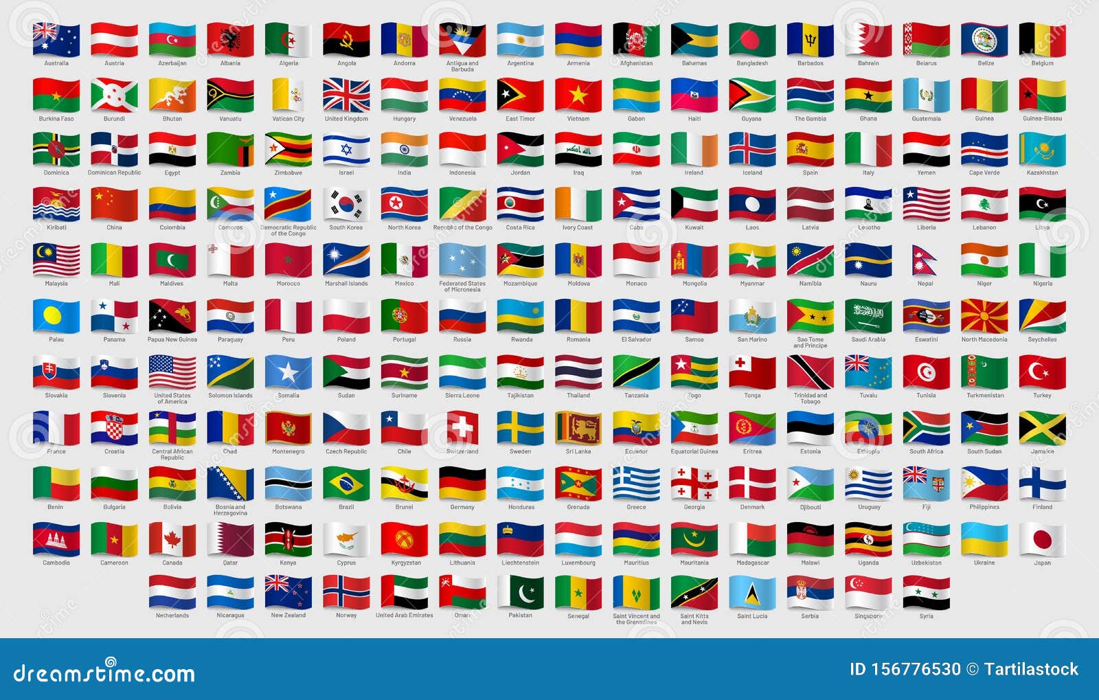 all international flags