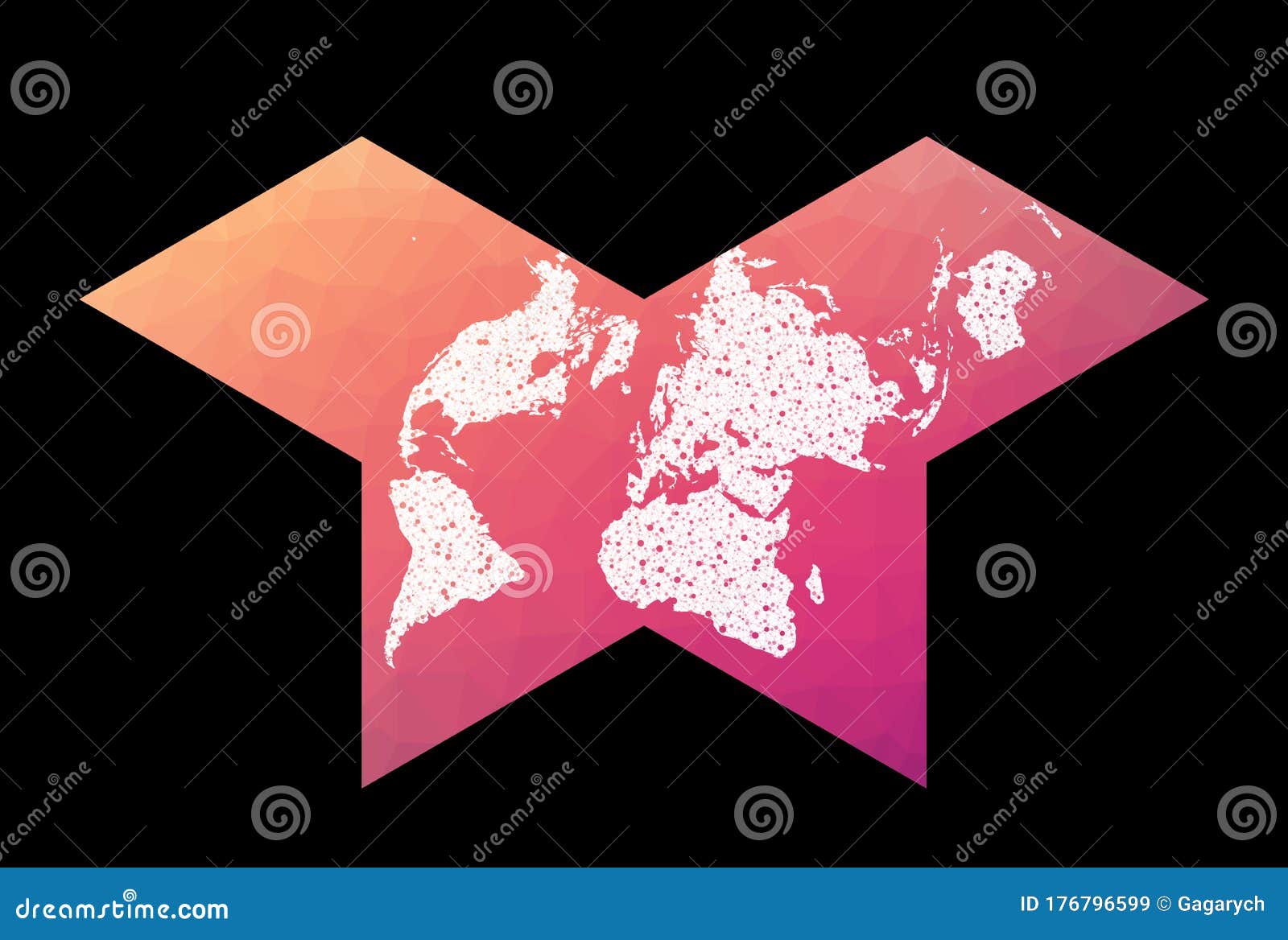 world network map.