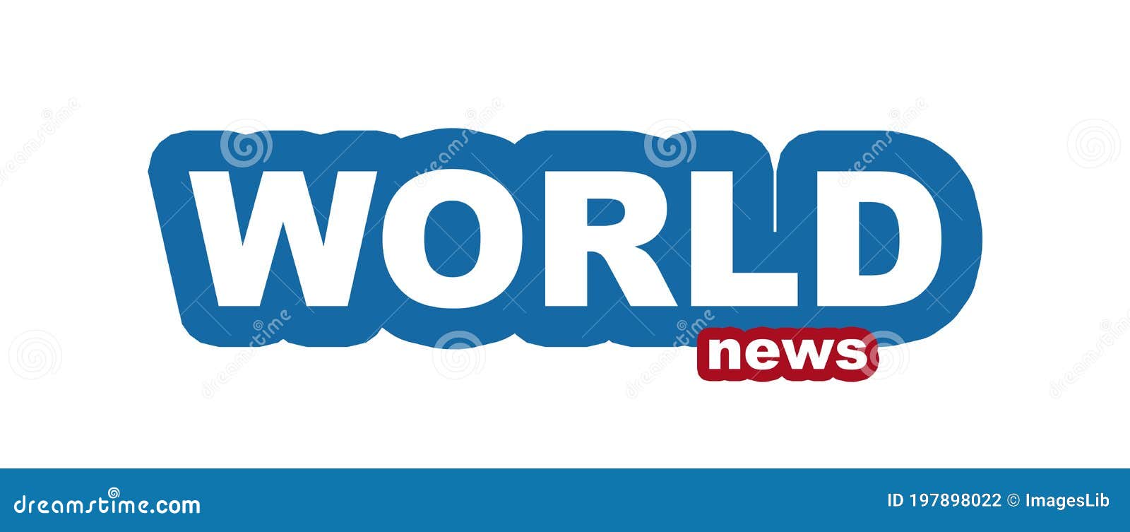 World News, sign, logo stock photo. Illustration of isolated - 197898022