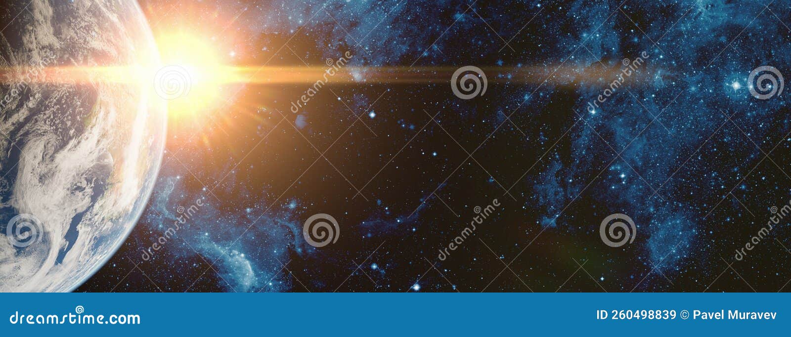 World in Outer Space Point of View. Planet Earth from Space Photos