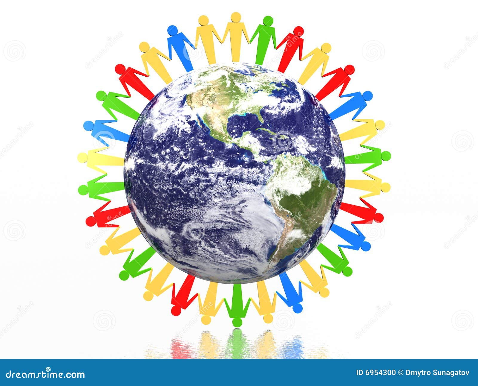 World partnership stock illustration. Illustration of humans - 6954300