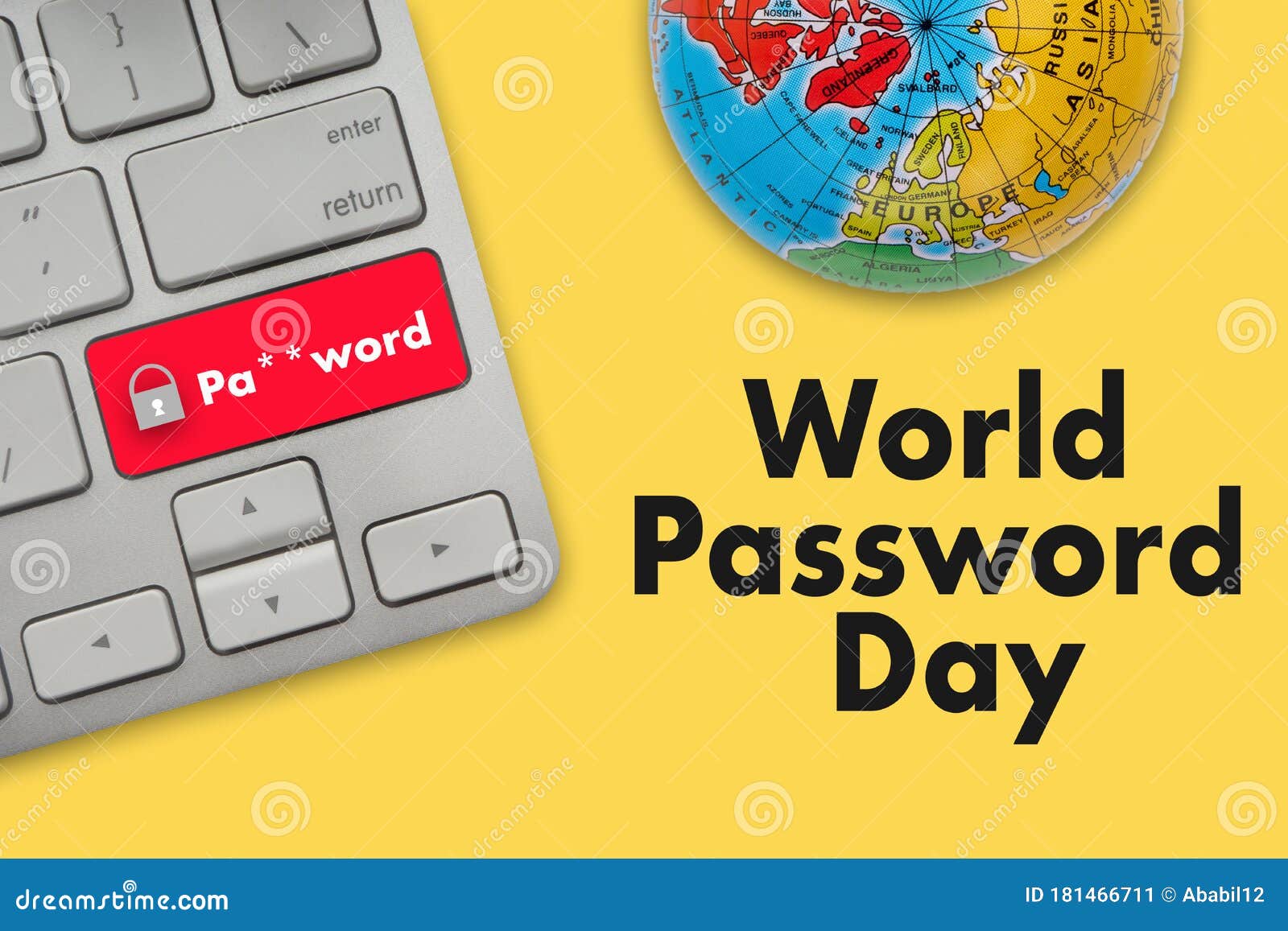 WORLD PASSWORD DAY stock image. Image of firewall, form 181466711