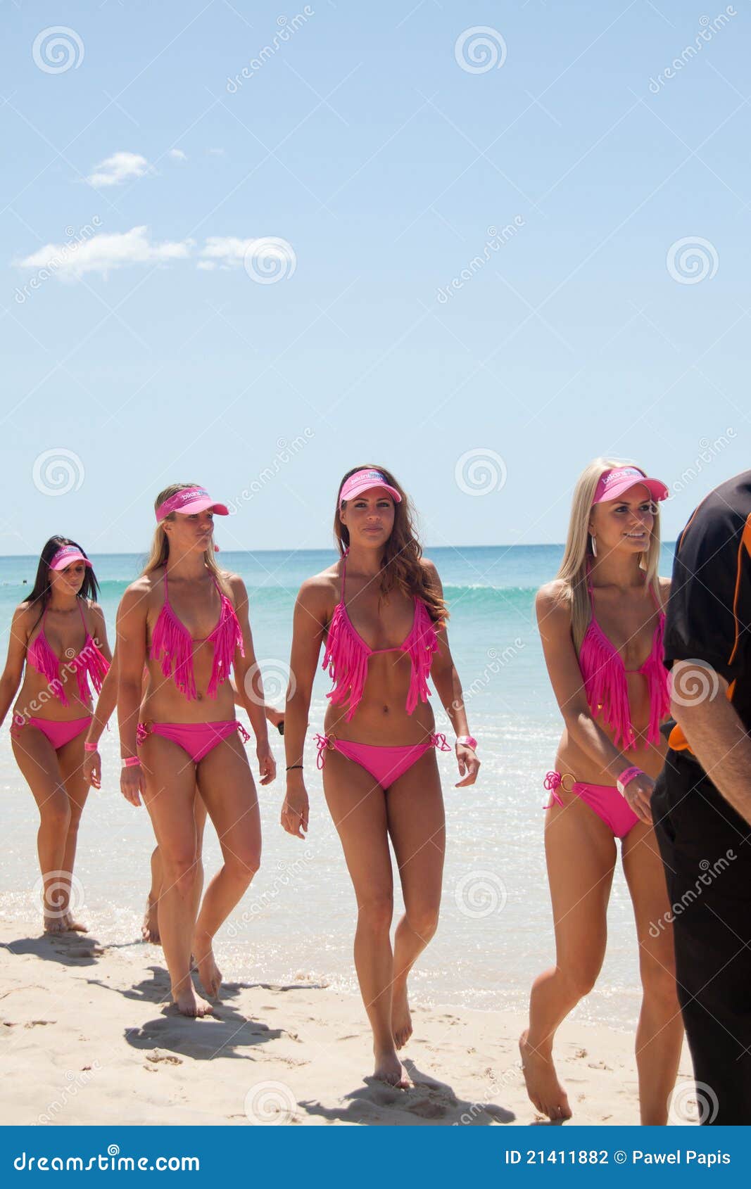 World Record Bikini Parade in Gold Coast Editorial Photography Image