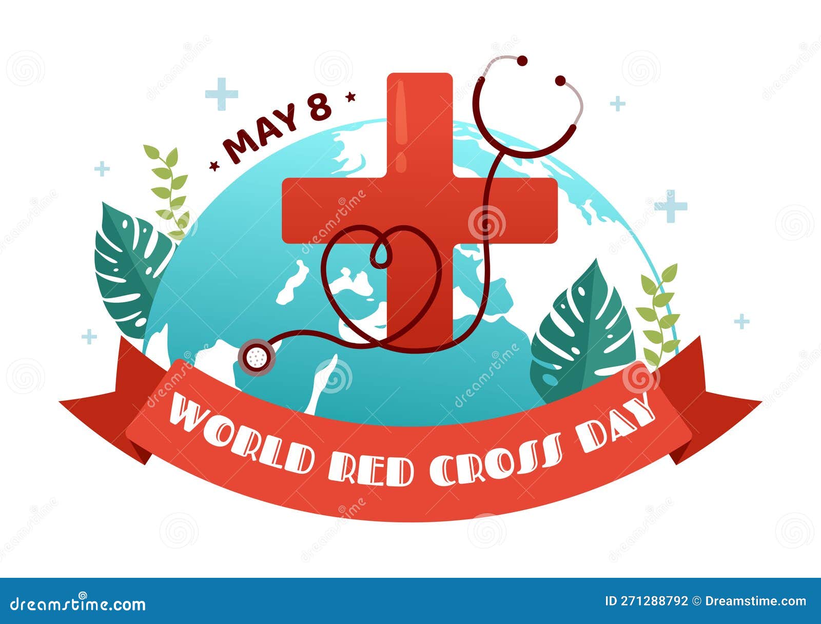 stivhed Quilt Sammensætning World Red Cross Day on May 8 Illustration To Medical Health and Providing  Blood in Hand Drawn for Web Banner or Landing Page Stock Vector -  Illustration of cross, blood: 271288792