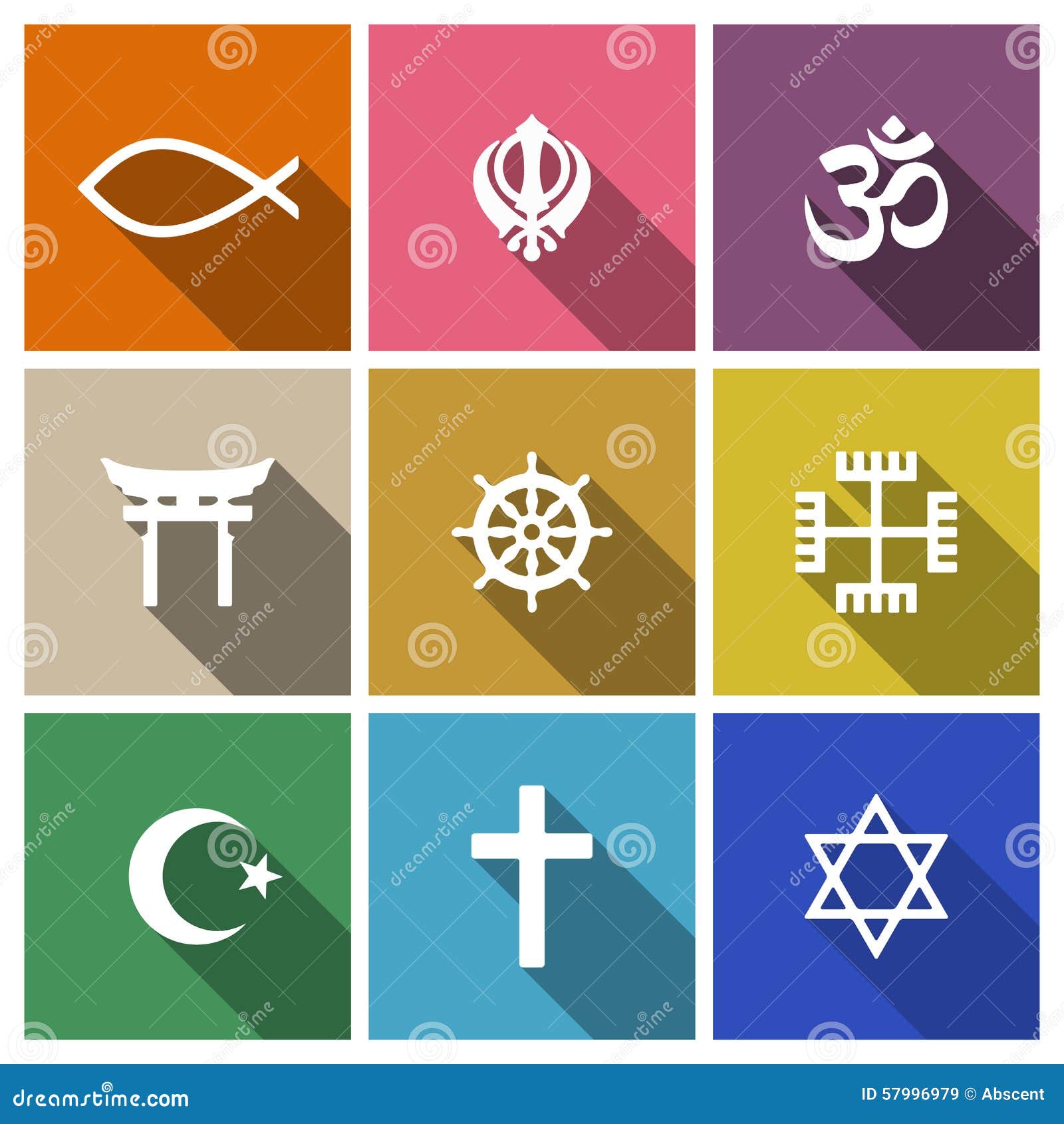 different religious symbols and their names