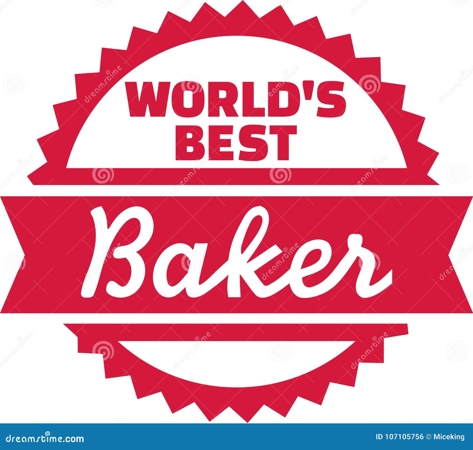 World s best baker emblem stock vector. Illustration of wheat 107105756