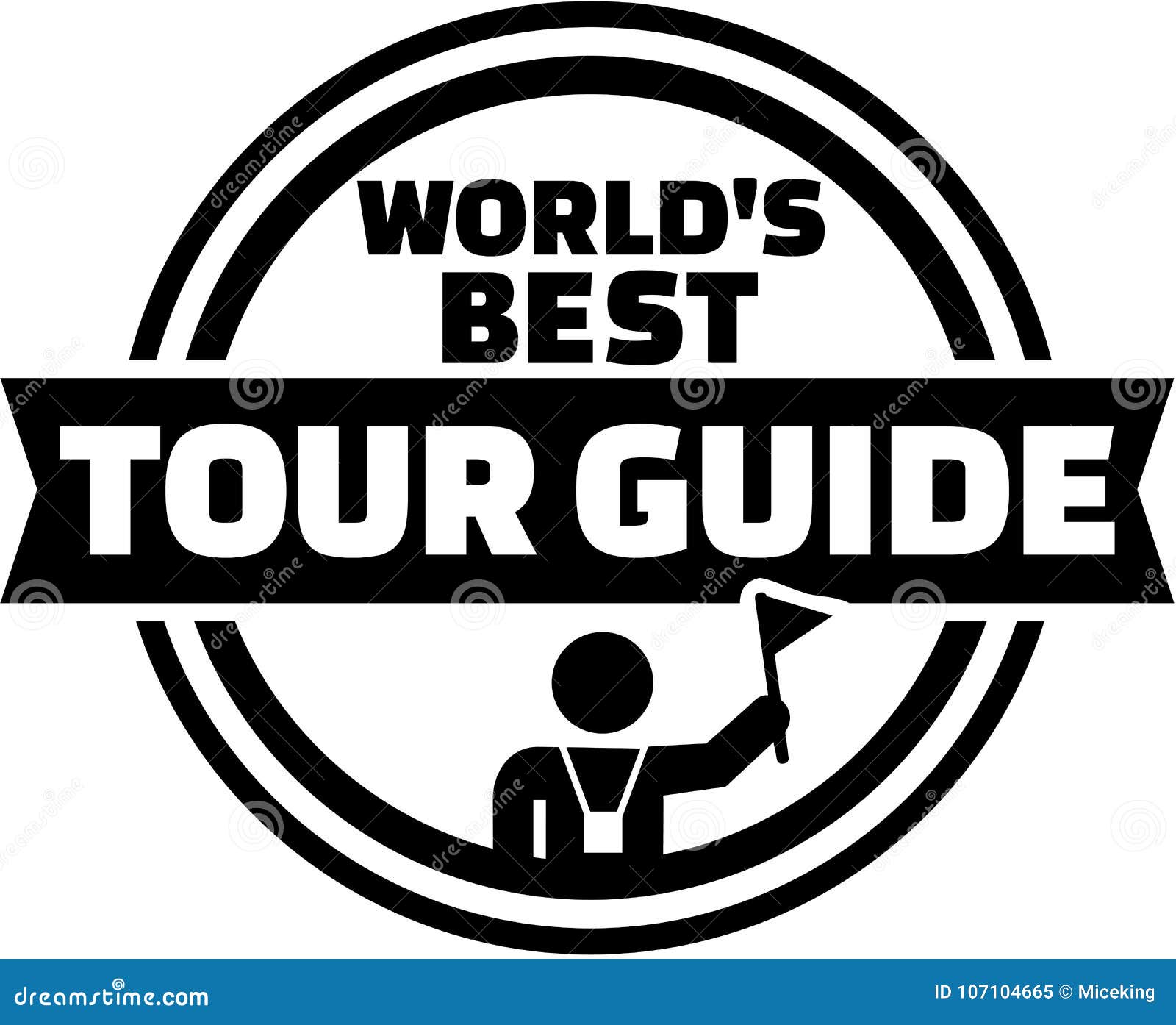world`s best tour guide button