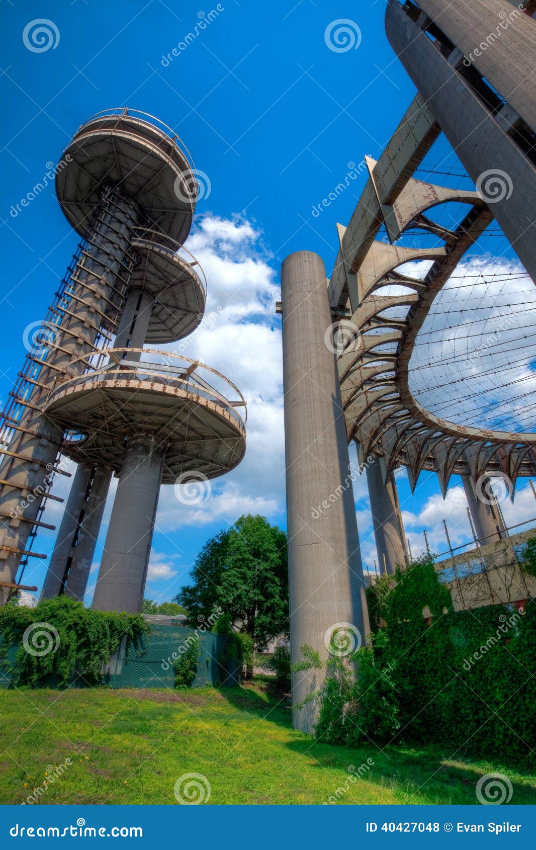 World S Fair Observation Towers Stock Photo Image of queens