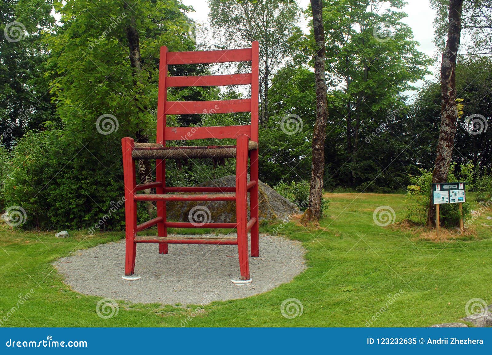 World S Largest Chair In Hjelmeland Norway Editorial Image