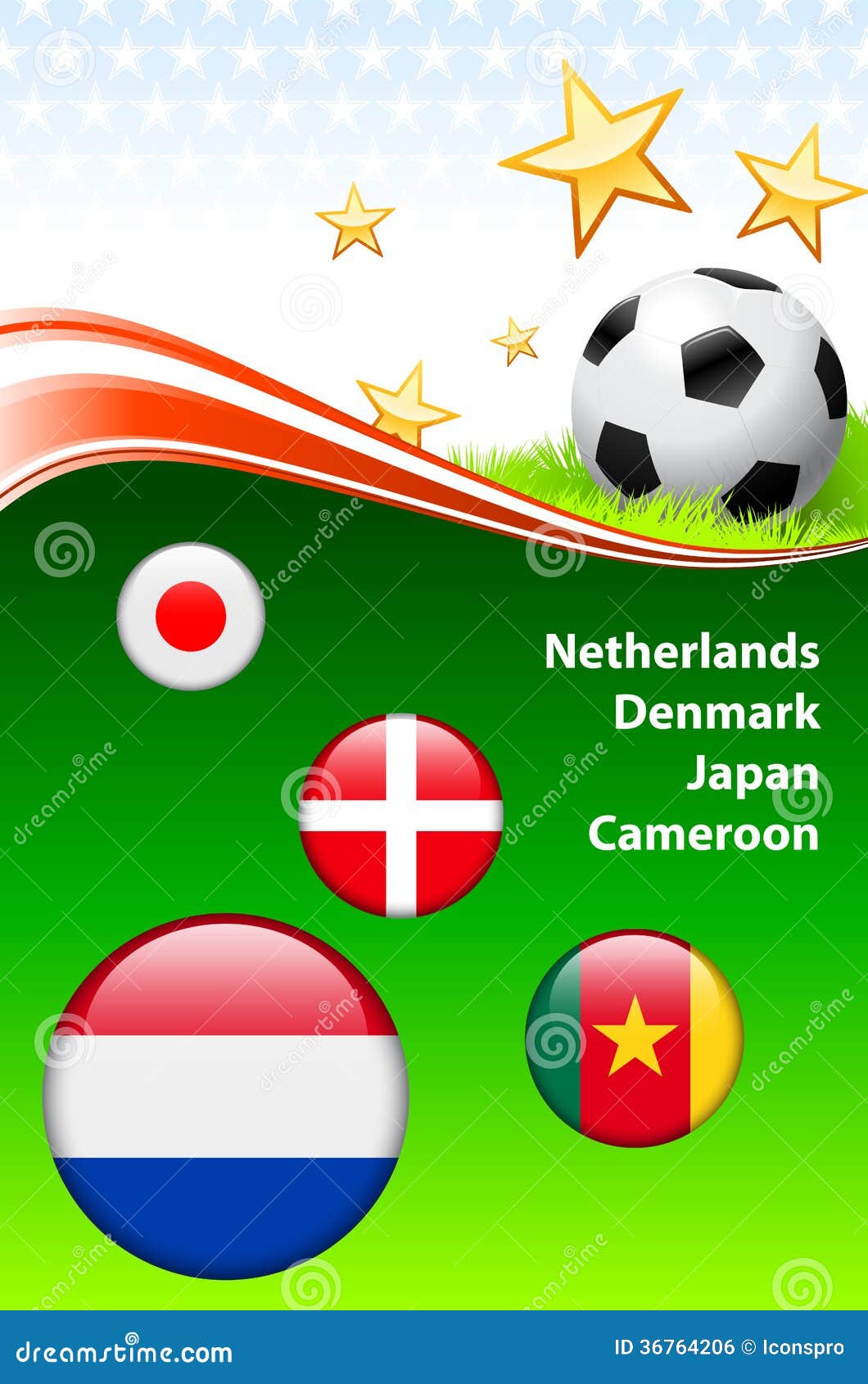 World Soccer Event Group E stock illustration. Illustration of