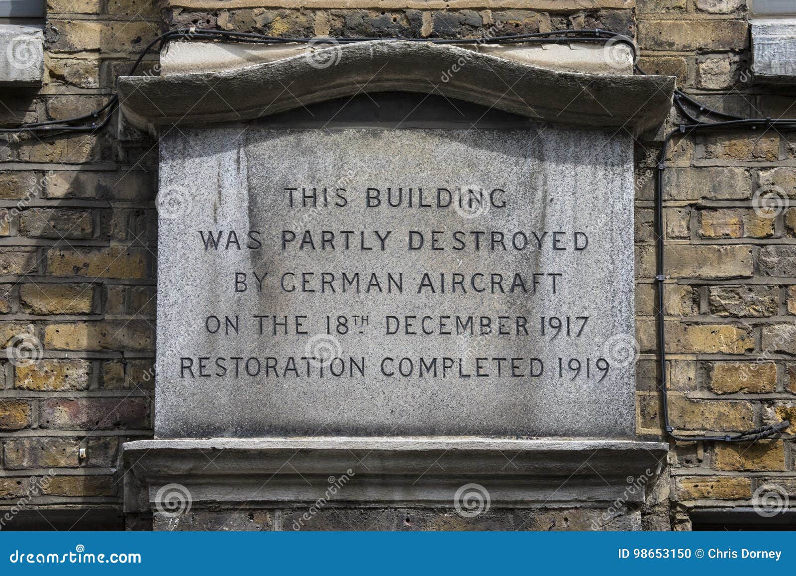 World War 1 Bomb Damage in London Editorial Image - Image of