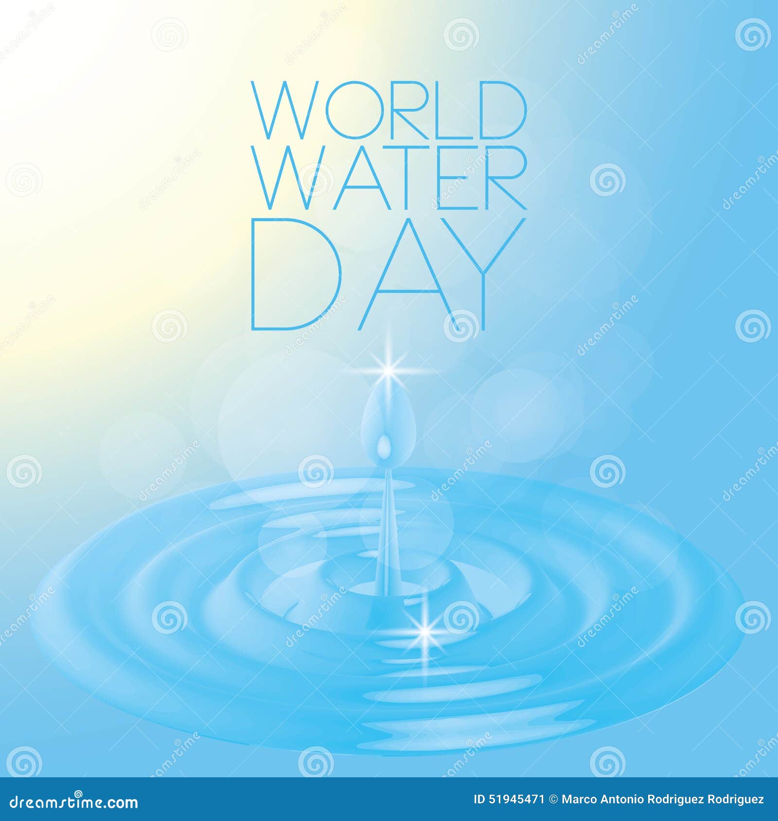 World water day stock illustration. Illustration of drink - 51945471 World water day stock illustration. Illustration of drink - 51945471