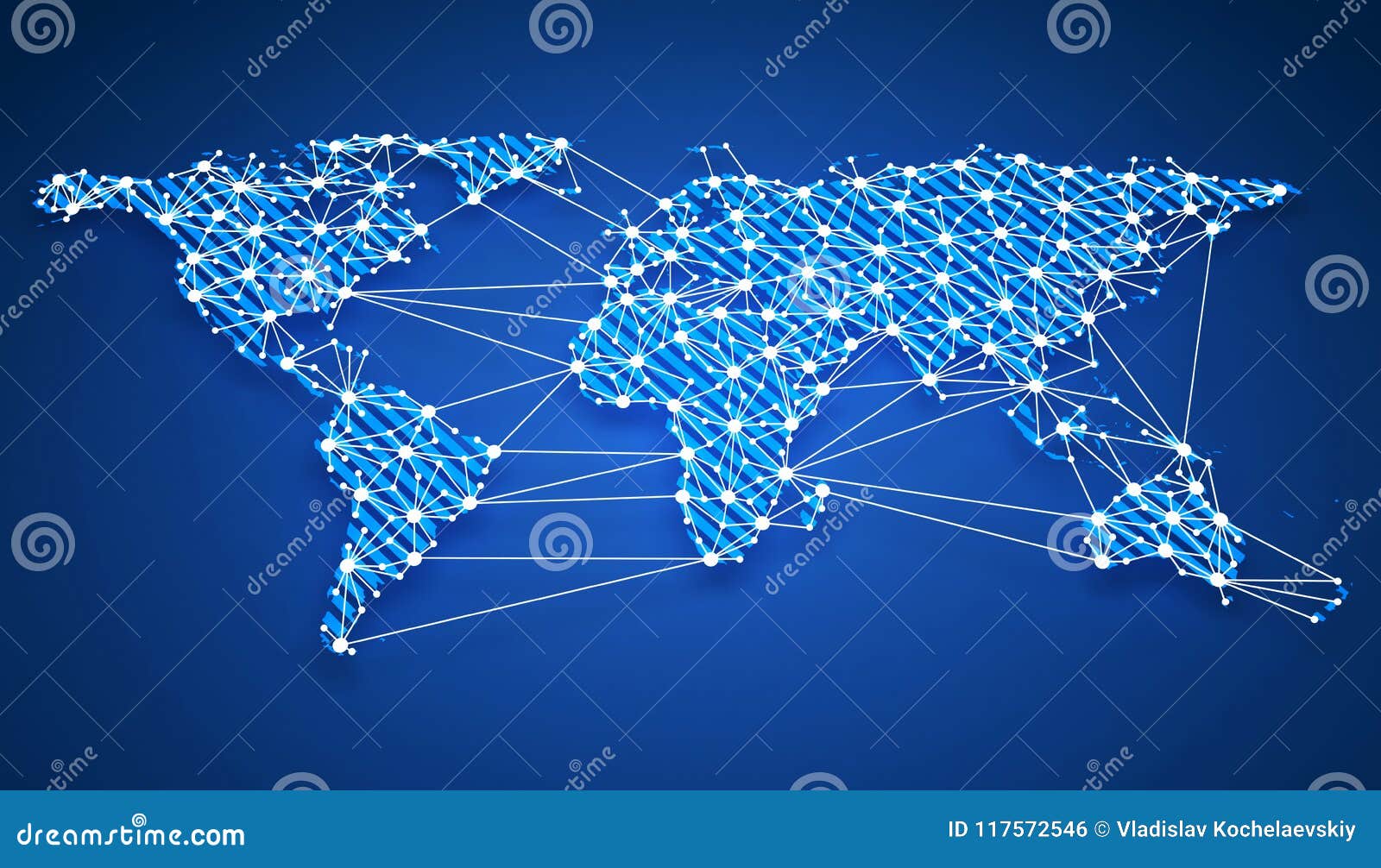 World-wide Web Connect On Earth Stock Illustration - Illustration of ...