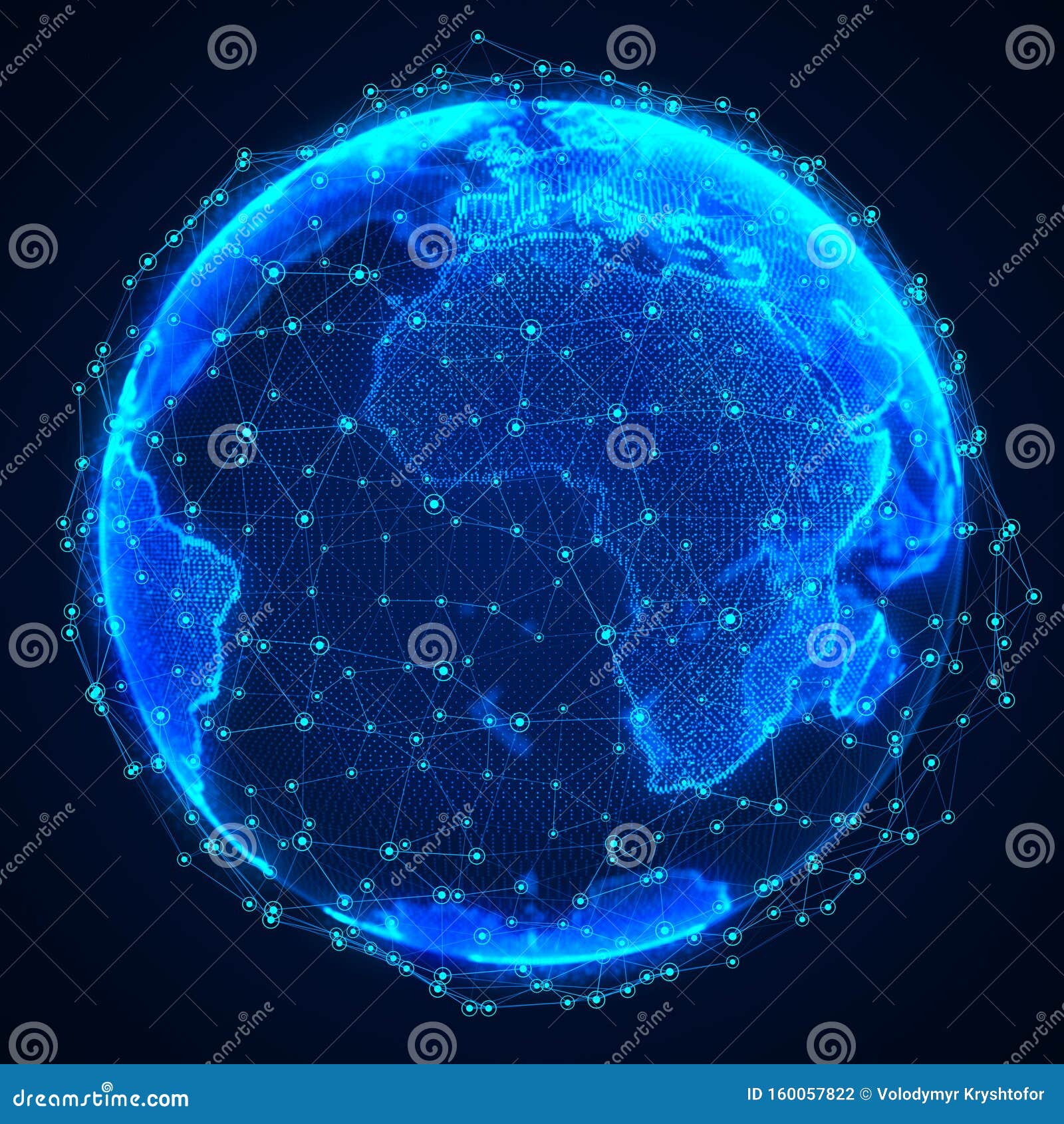 World Wide Web. Global Network Connection. World Map. Planet Earth Stock  Illustration - Illustration of connect, internet: 160057822