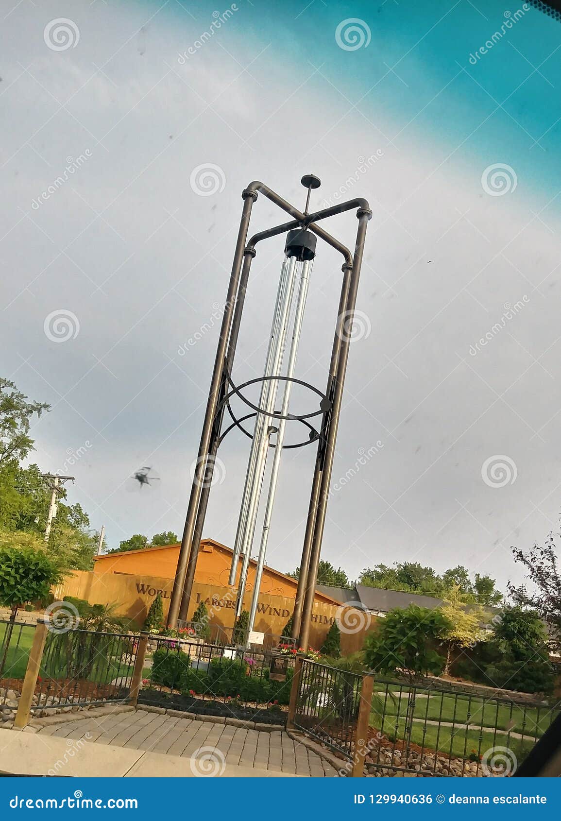 The Worlds Largest Wind Chime Stock Photo Image of chime, casey
