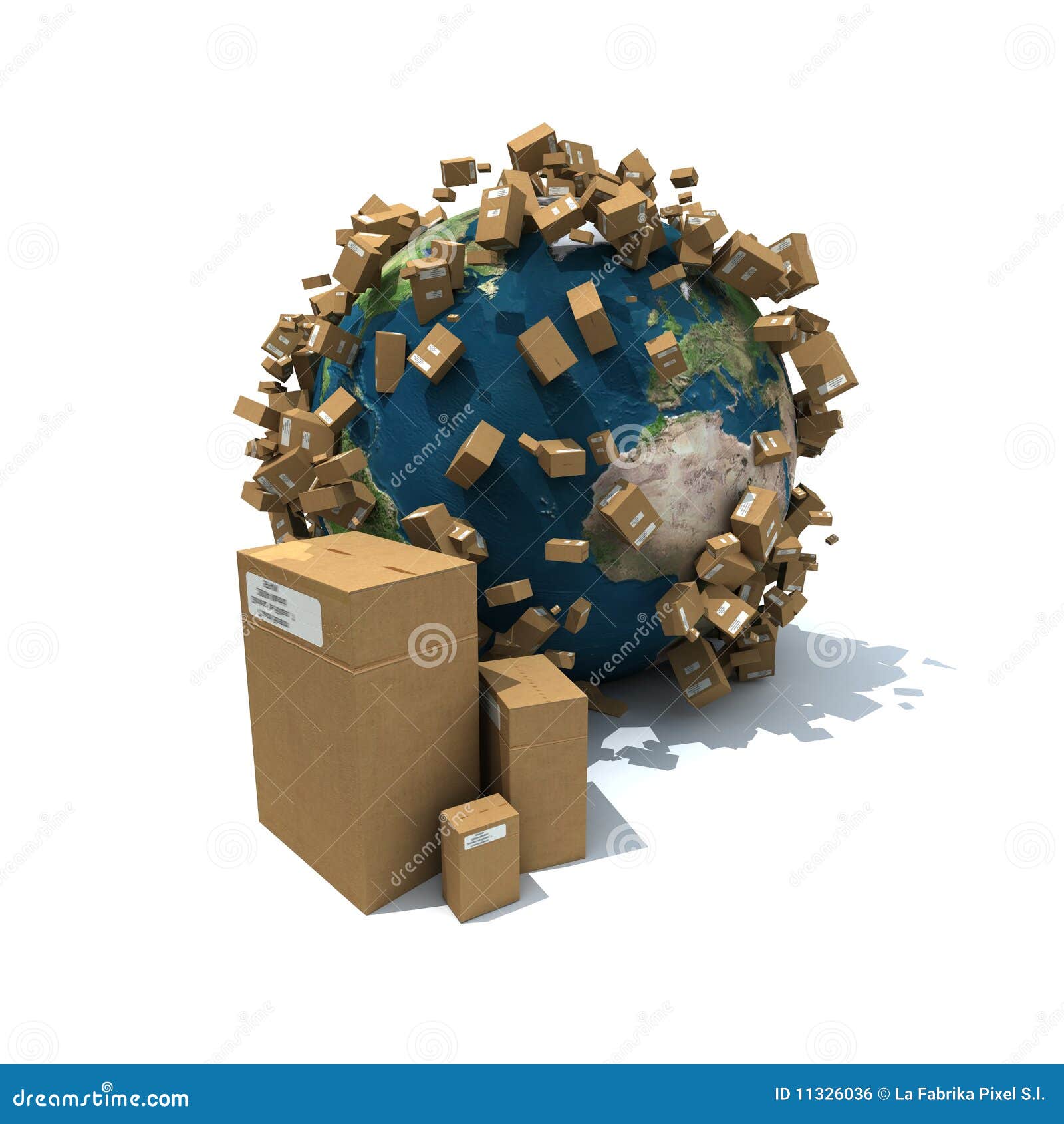Worldwide delivery stock illustration. Illustration of moving 11326036