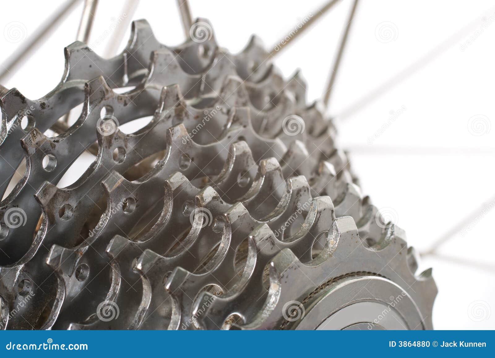 Worn Cassette stock photo. Image of power, sprocket, grease 3864880