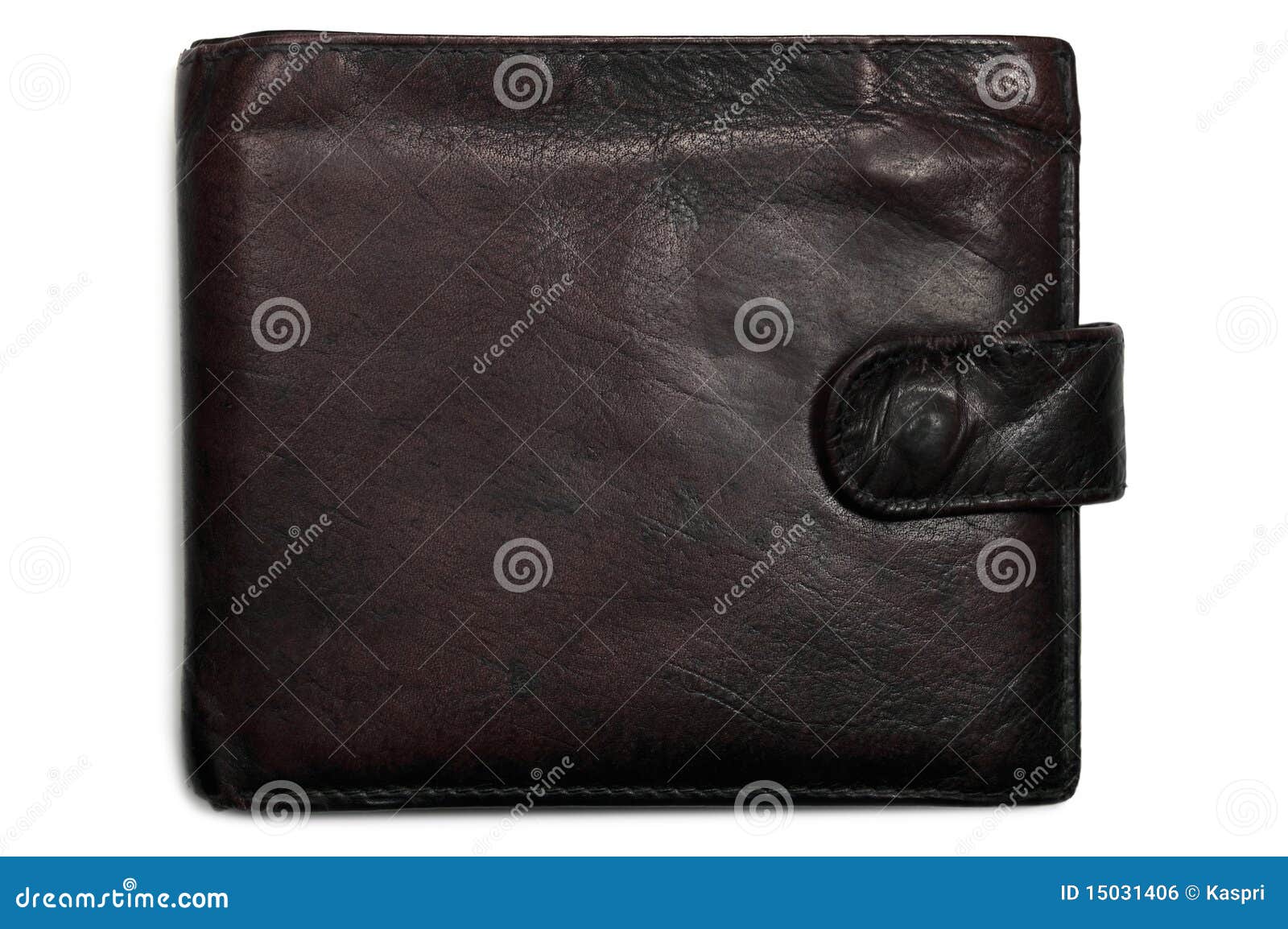 Worn Grungy Reddish Black Grunge Leather Wallet Stock Photo - Image of ...