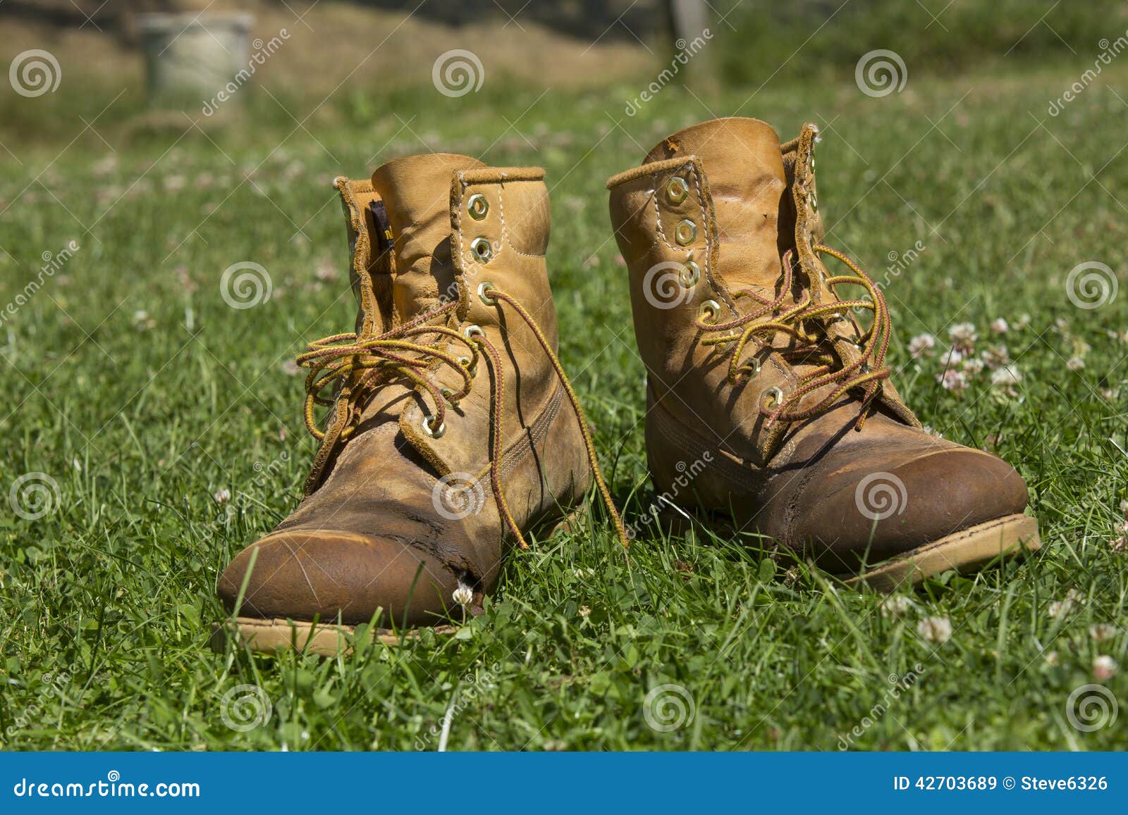 Worn Out Boots Stock Photo - Image: 42703689