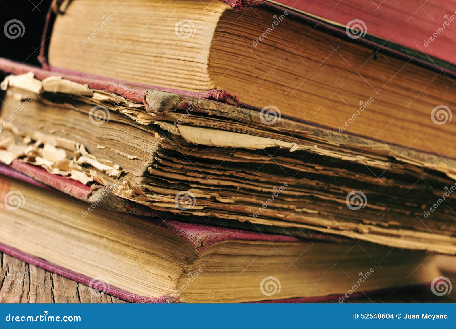 worn-out old books