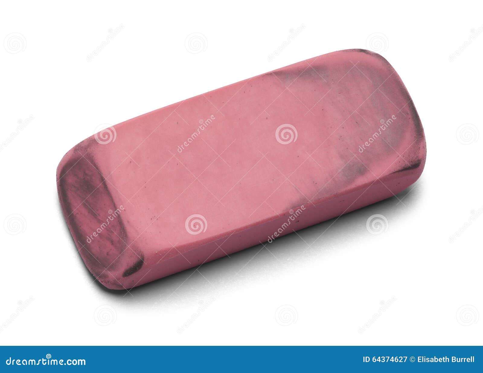 worn pink eraser