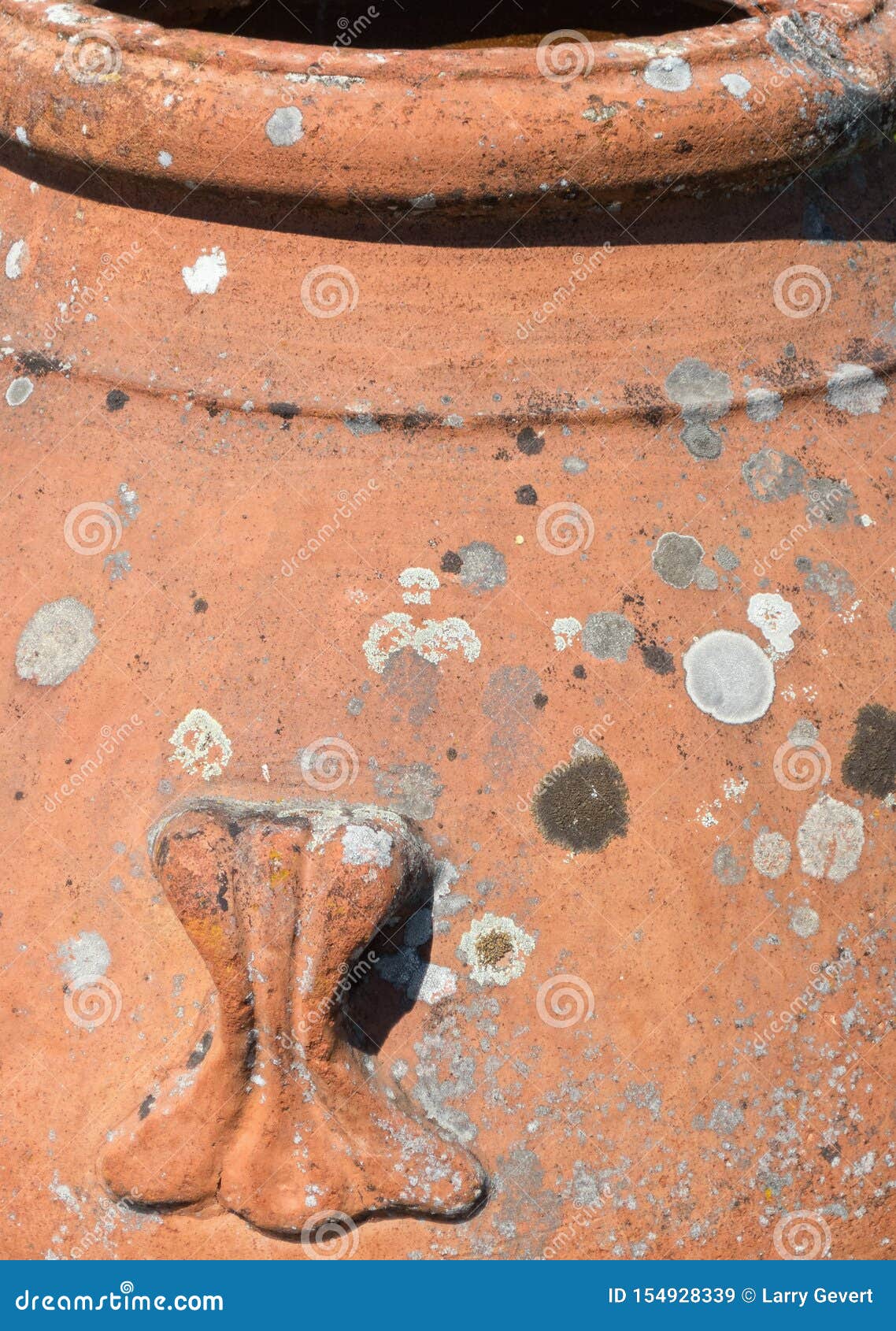 Worn pottery details stock image. Image of glazed, blue 154928339