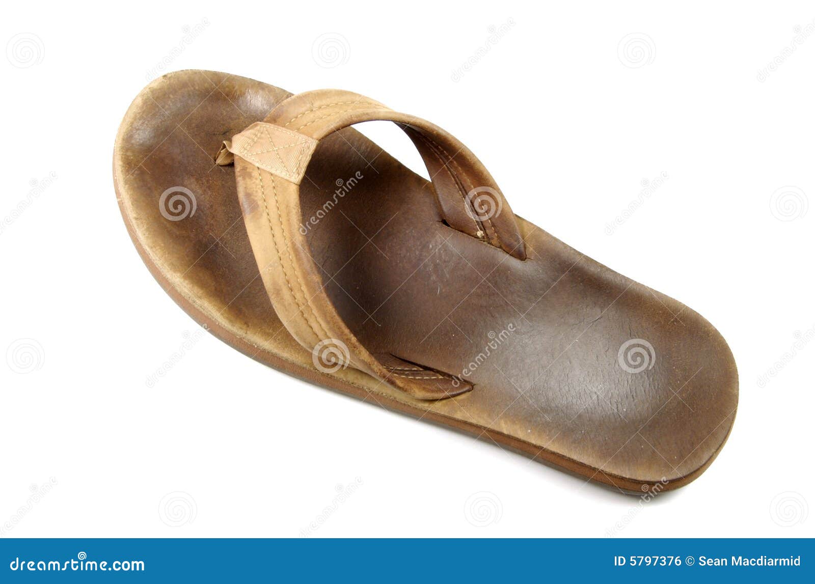 Worn Sandle stock photo. Image of studio, summer, sand - 5797376