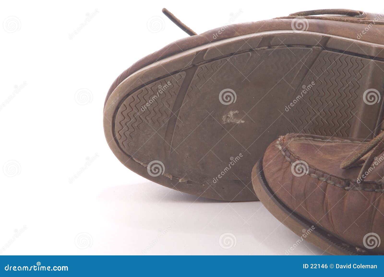 Worn Shoes stock photo. Image of shoes, tread, stitching - 22146
