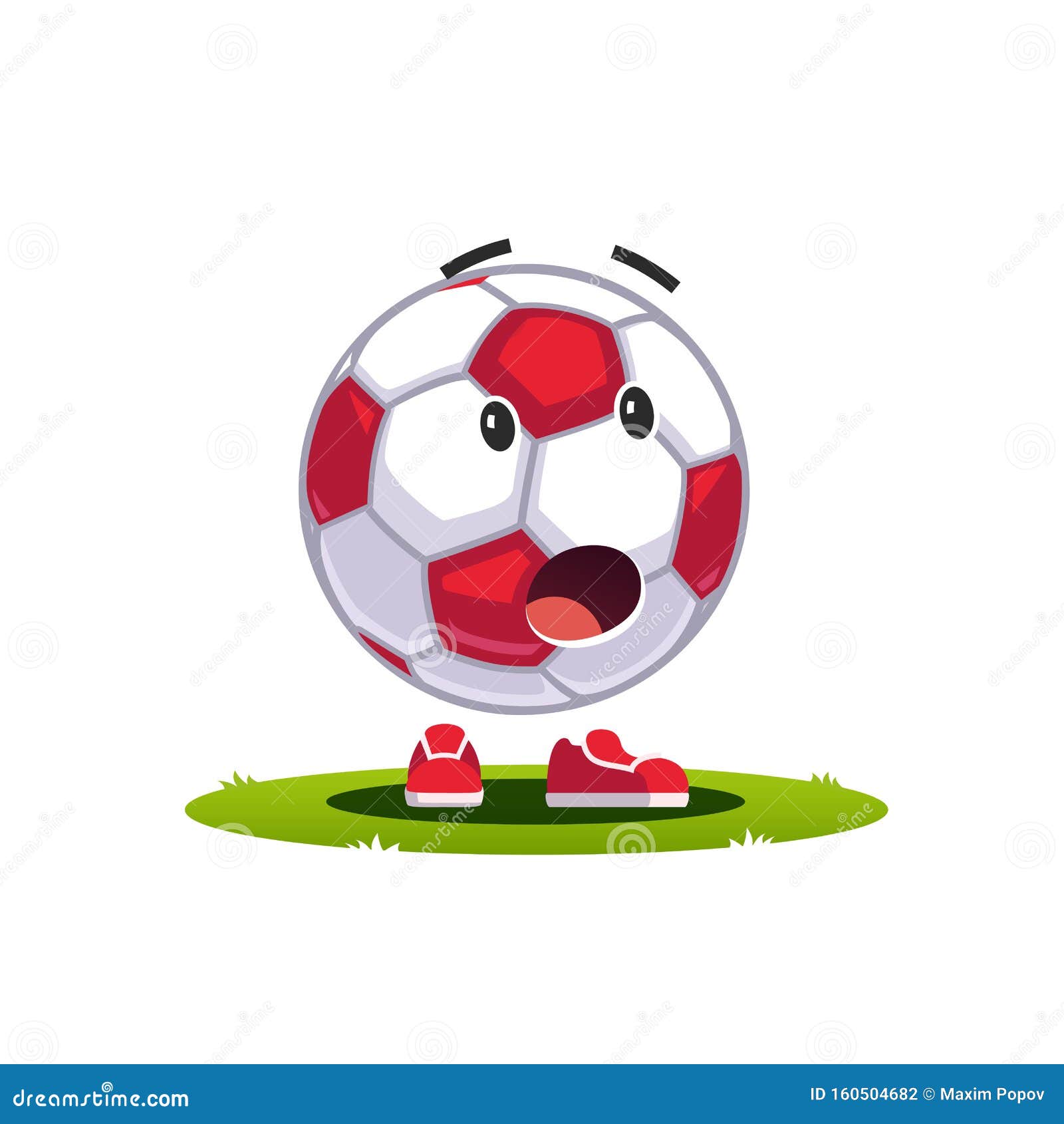 Worried Soccer Football Watching Match. Sport Fan Stock Vector - Illustration of isolated, comic: 160504682 Worried Soccer Football Watching Match. Sport Fan Stock Vector - Illustration of isolated, comic: 160504682