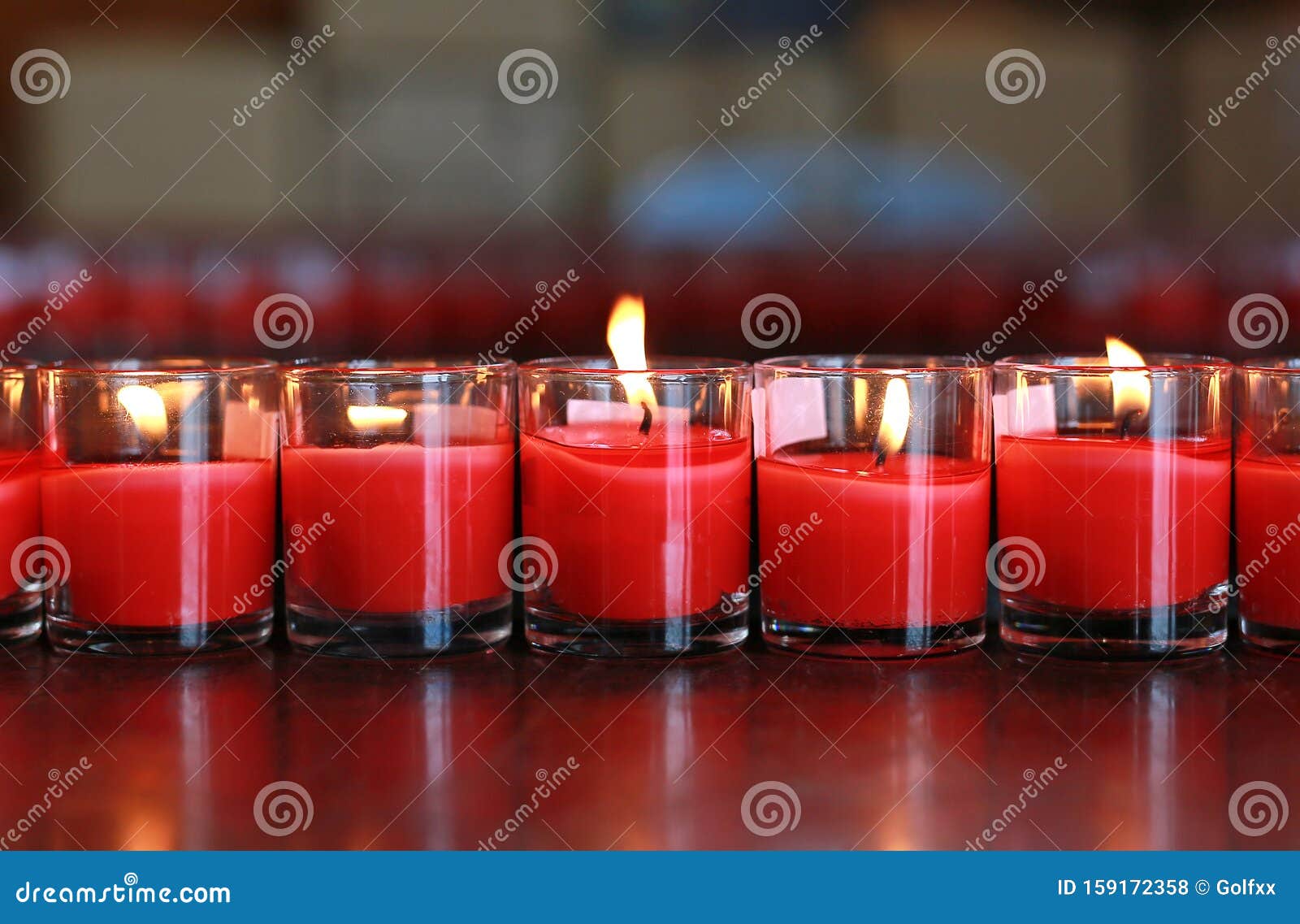 A Worship Candles in Temple Stock Photo Image of faith, celebration