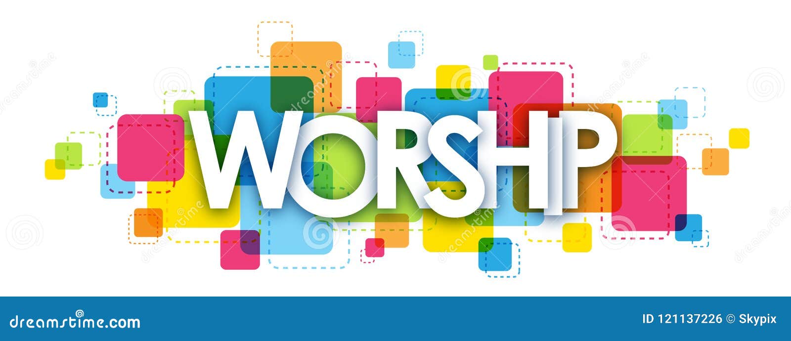 worship letters banner