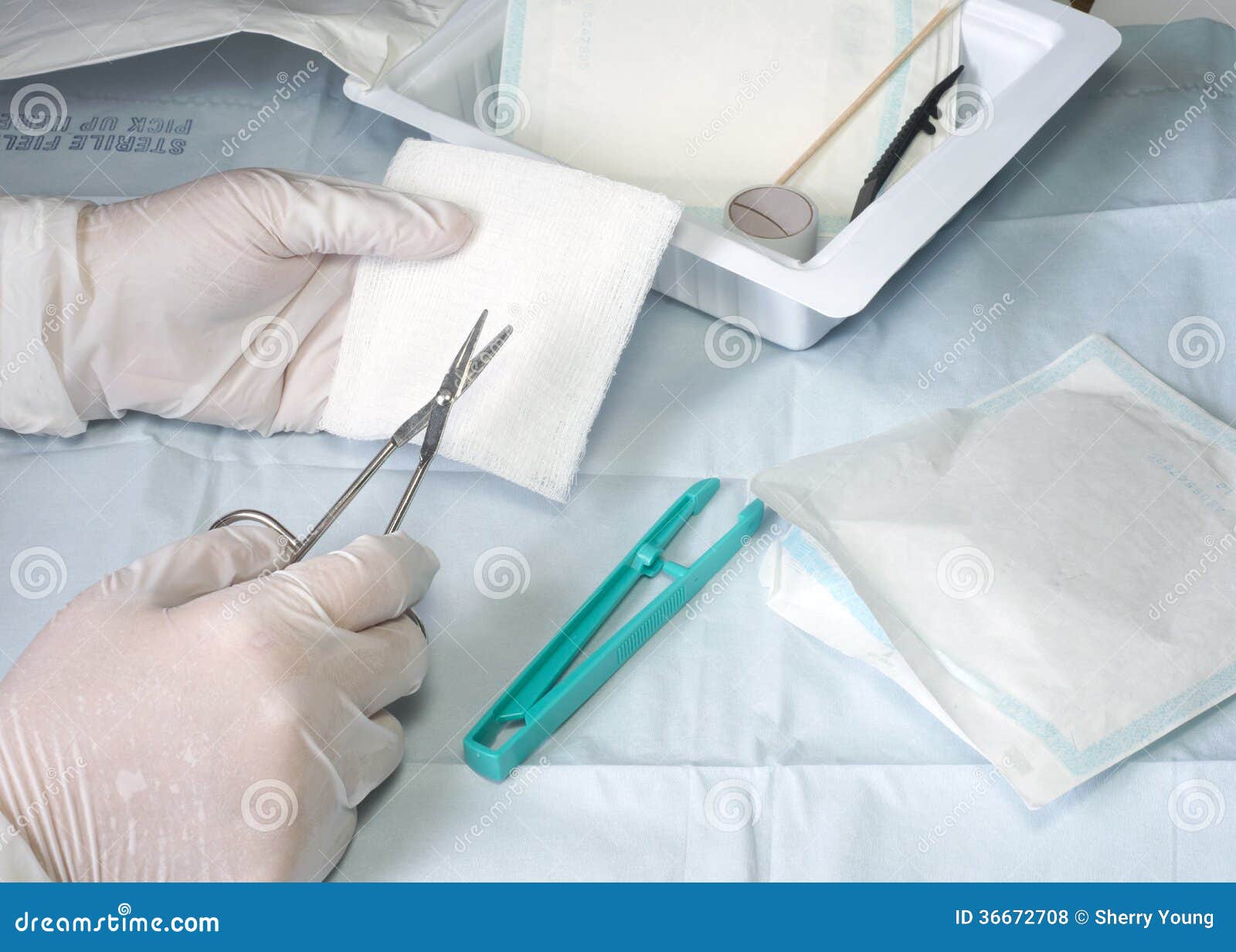 Wound Dressing stock photo. Image of healthcare, care 36672708