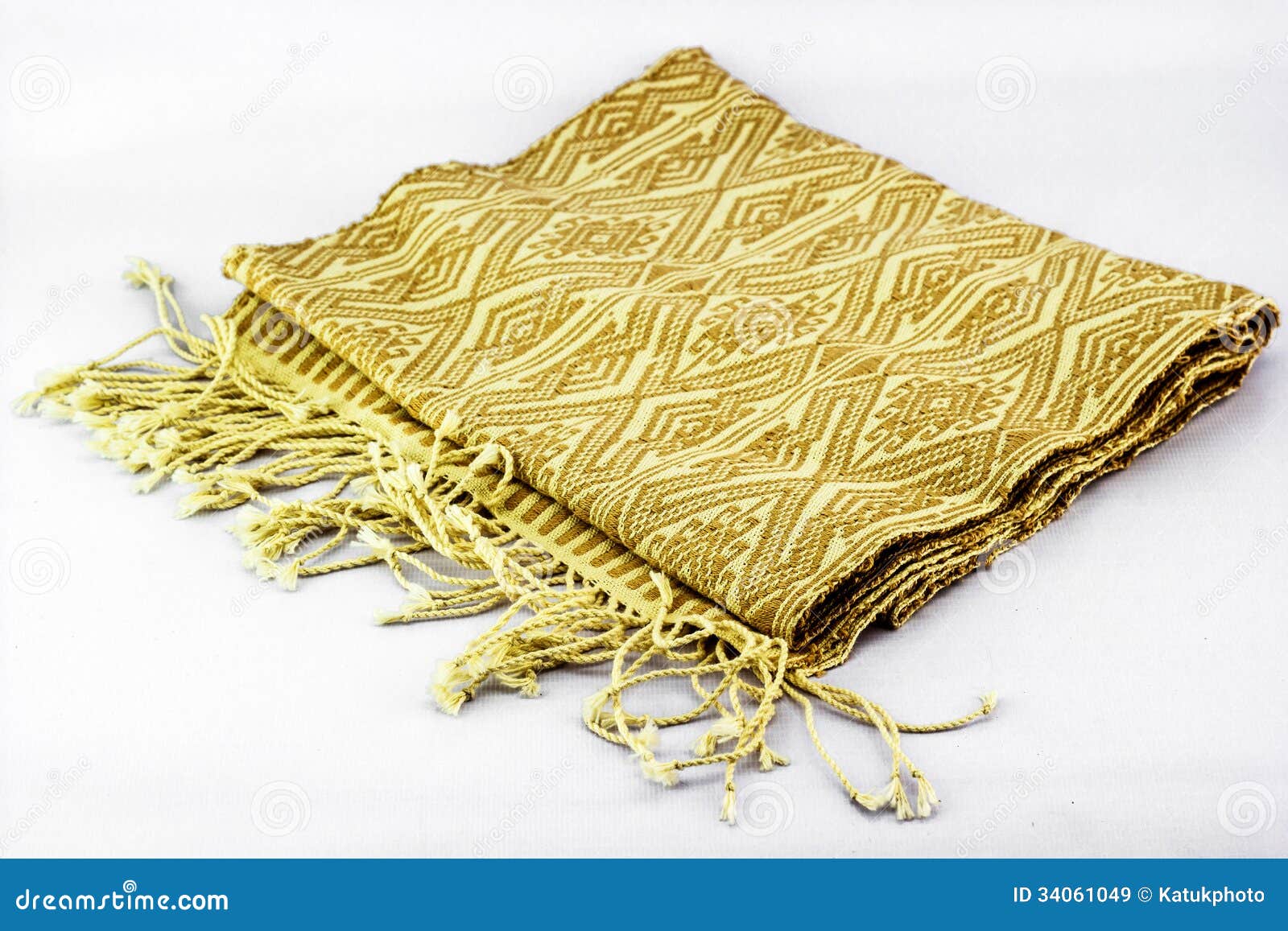 Woven cotton in thailand stock image. Image of bandage 34061049