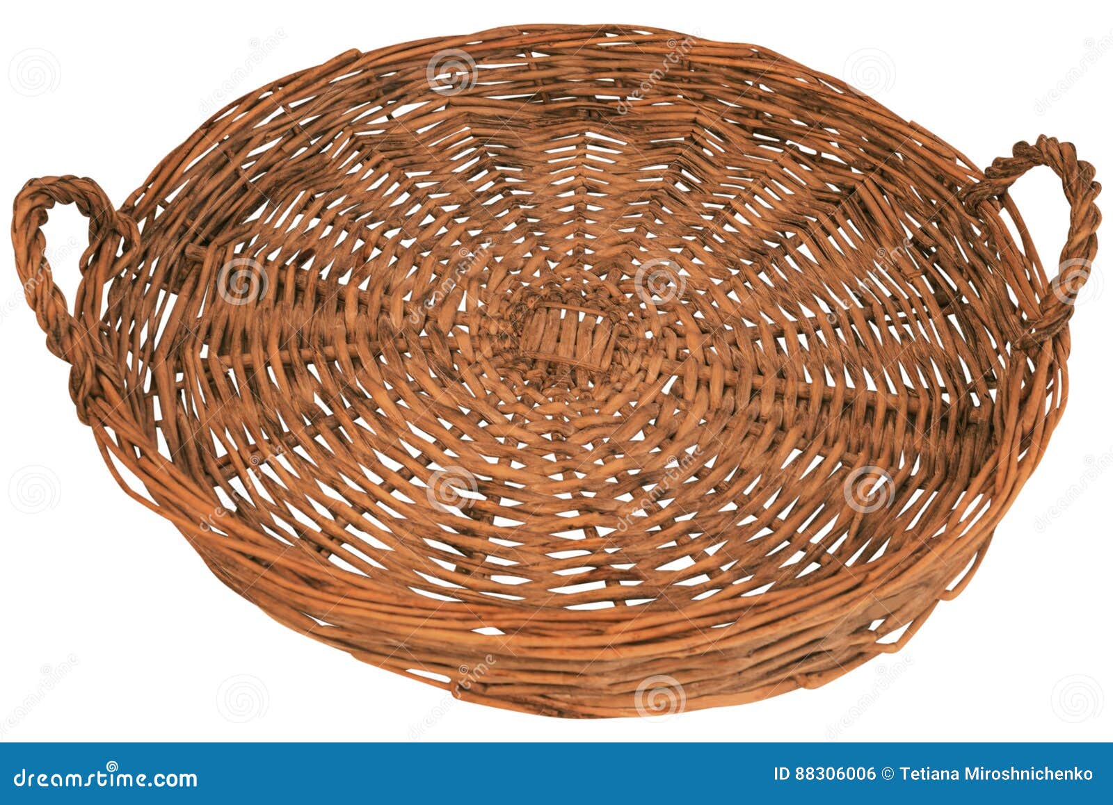 Woven Straw Basket of Bread or Fruit Stock Photo Image of picnic