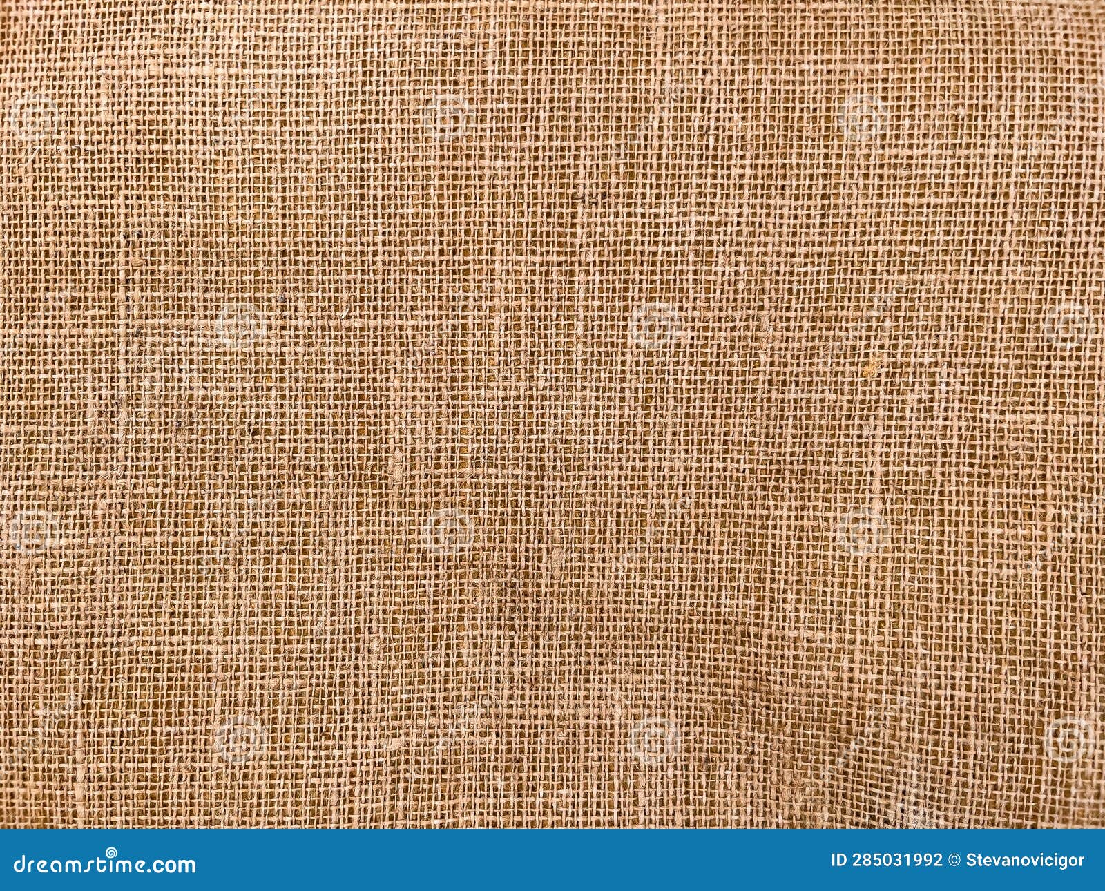 Woven Synthetic Jute Carpet Backing Pattern As Background Stock