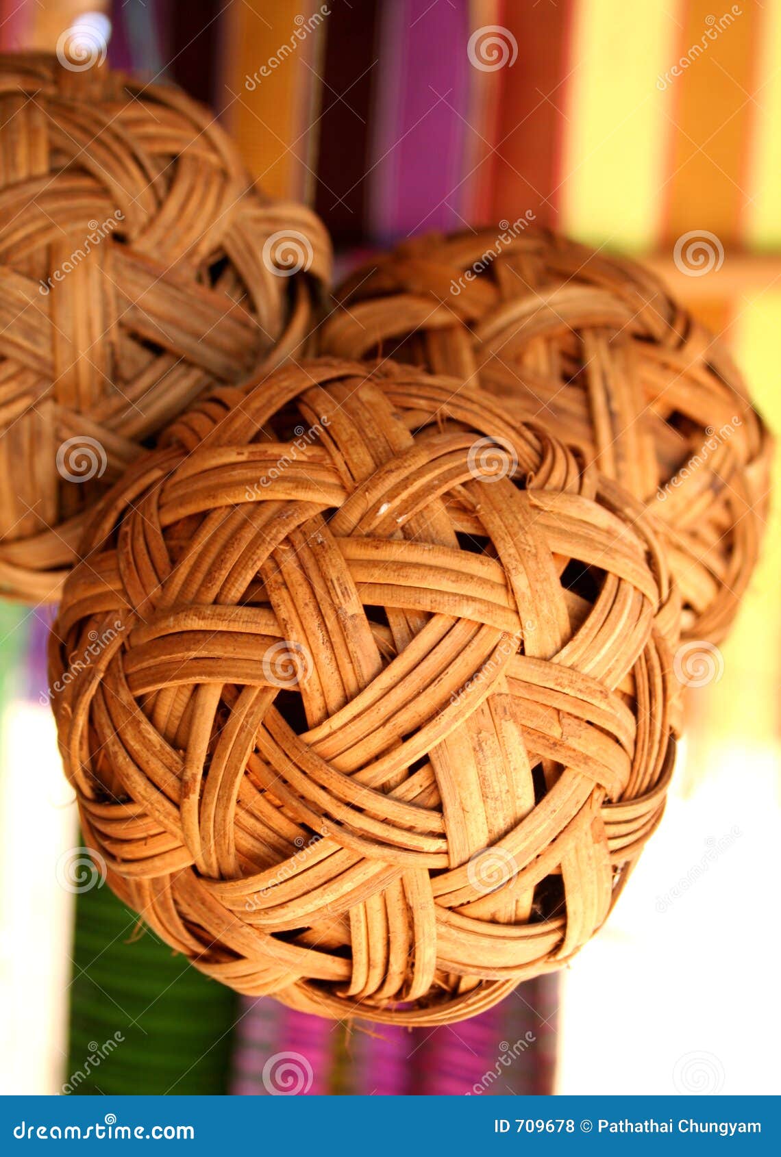 Woven wooden ball stock photo. Image of pattern, ornament 709678
