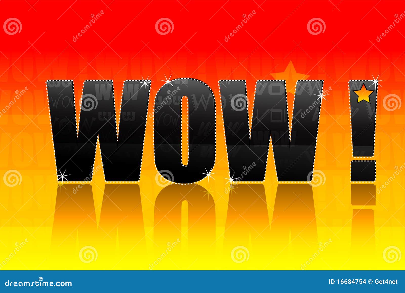 Wow Text Stock Images - Image: 16684754