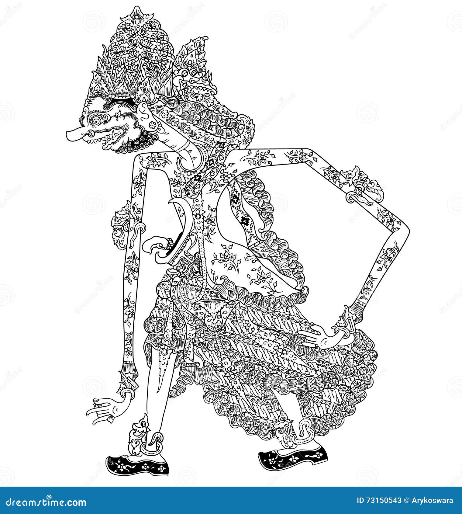 Gambar Wayang Kulit Arjuna Dan Srikandi Gambar Wayang