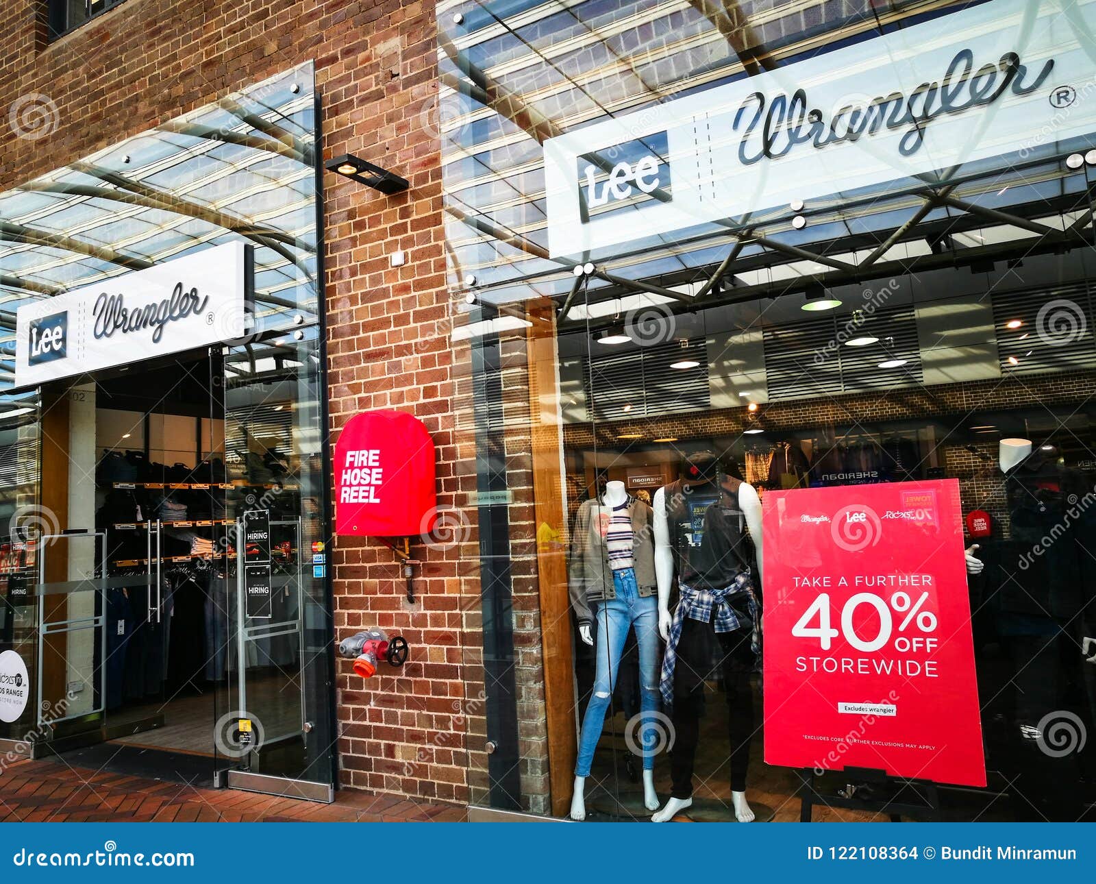 Wrangler Jeans and Clothing Retail Store on 40 Off Storewide at Birkenhead  Point Shopping Center. Editorial Stock Image - Image of designer, cotton:  122108364