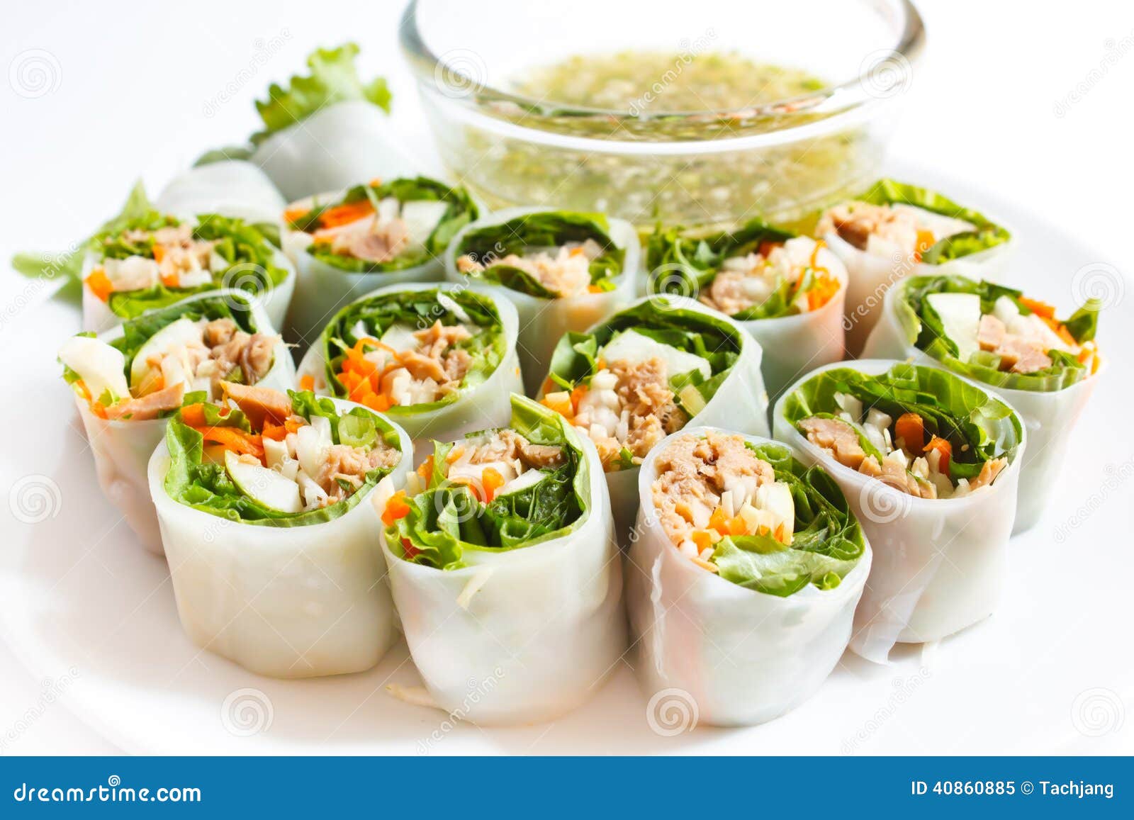 Wrapped Fried Mackerel with Noodles. Stock Image Image of fish, lemon