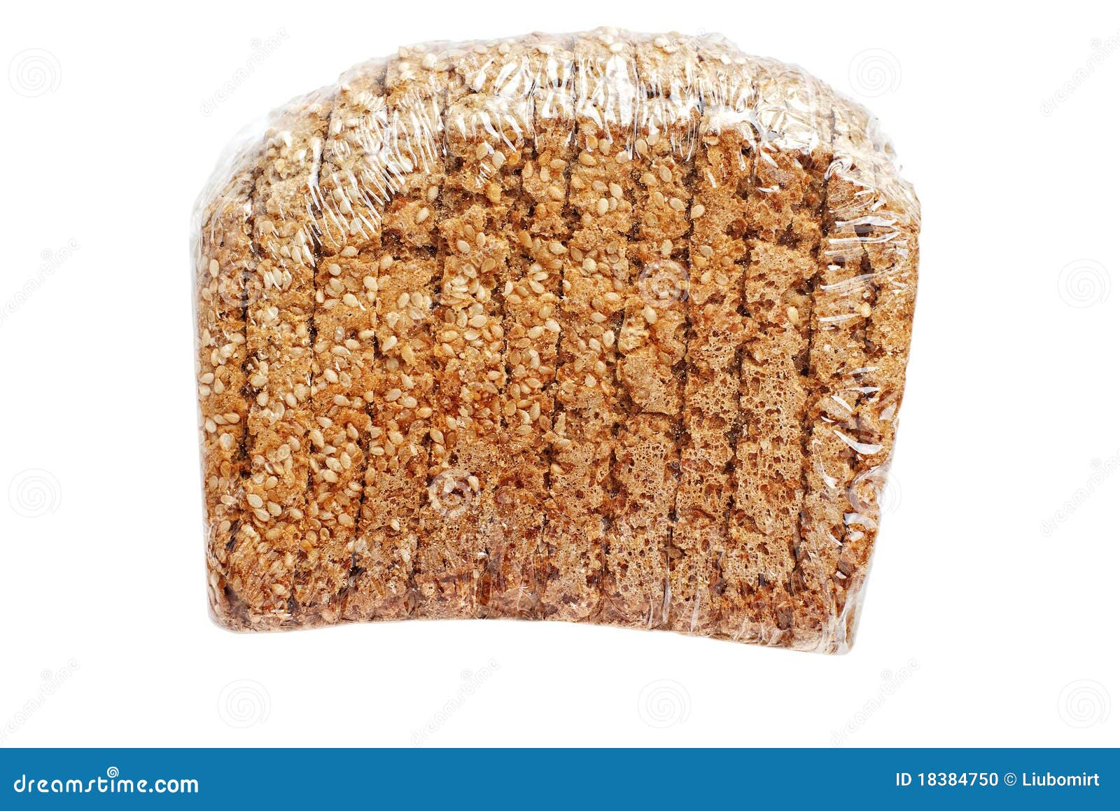 Wrapped whole bread stock photo. Image of carbohydrates 18384750