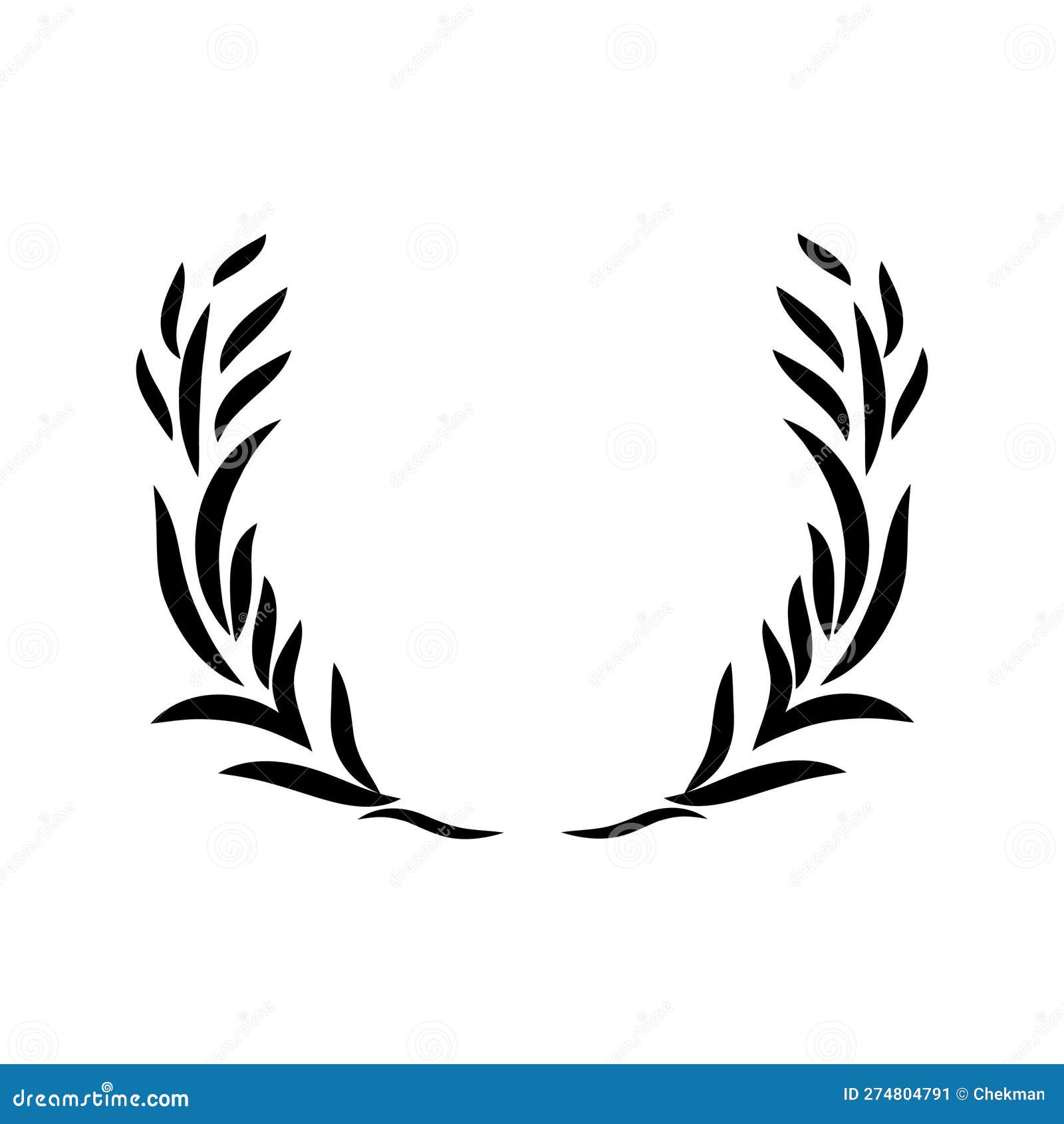 Wreath frame isolated icon design Royalty Free Vector Image