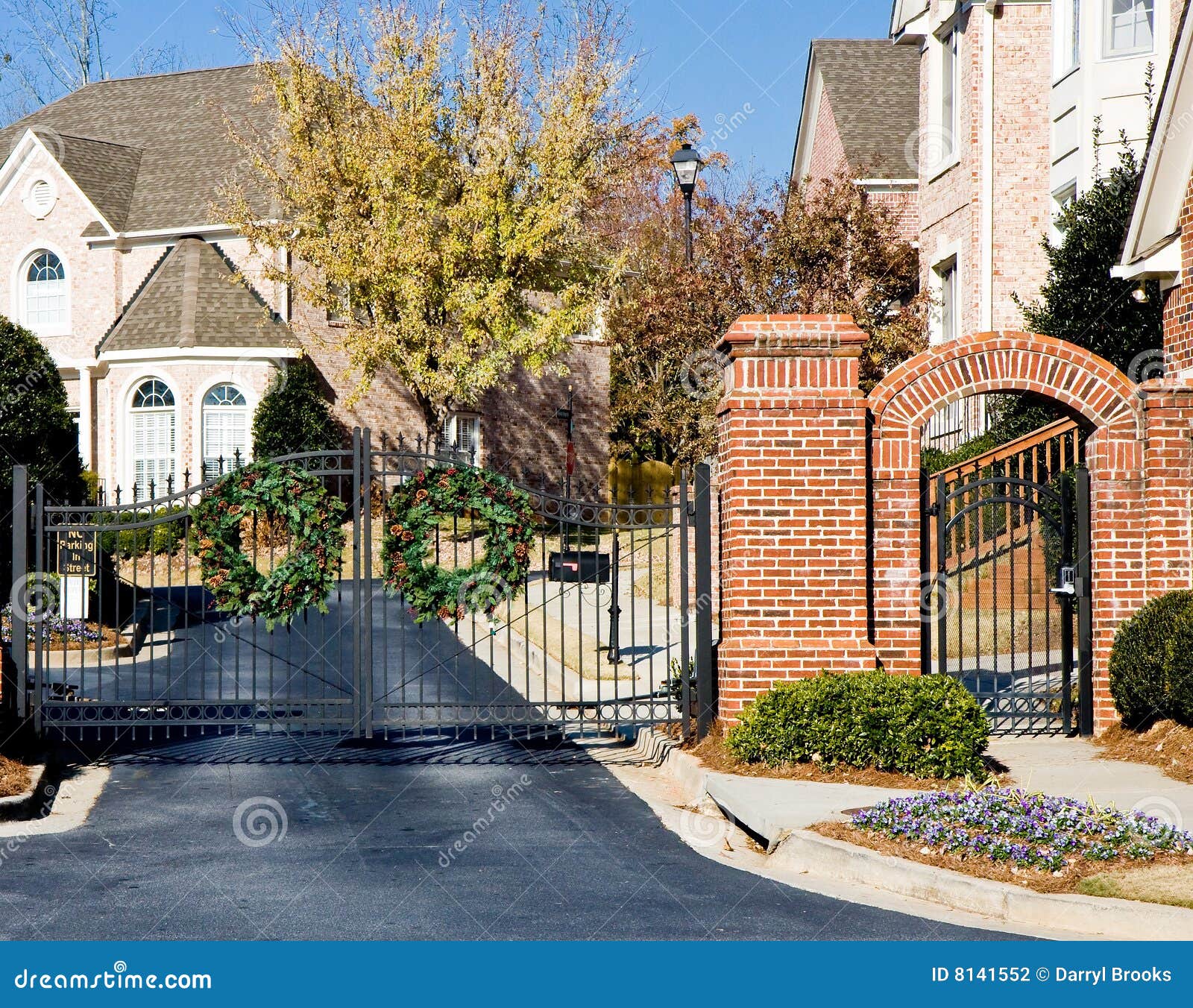 Wreaths Iron Gates Stock Photos Free & RoyaltyFree Stock Photos from
