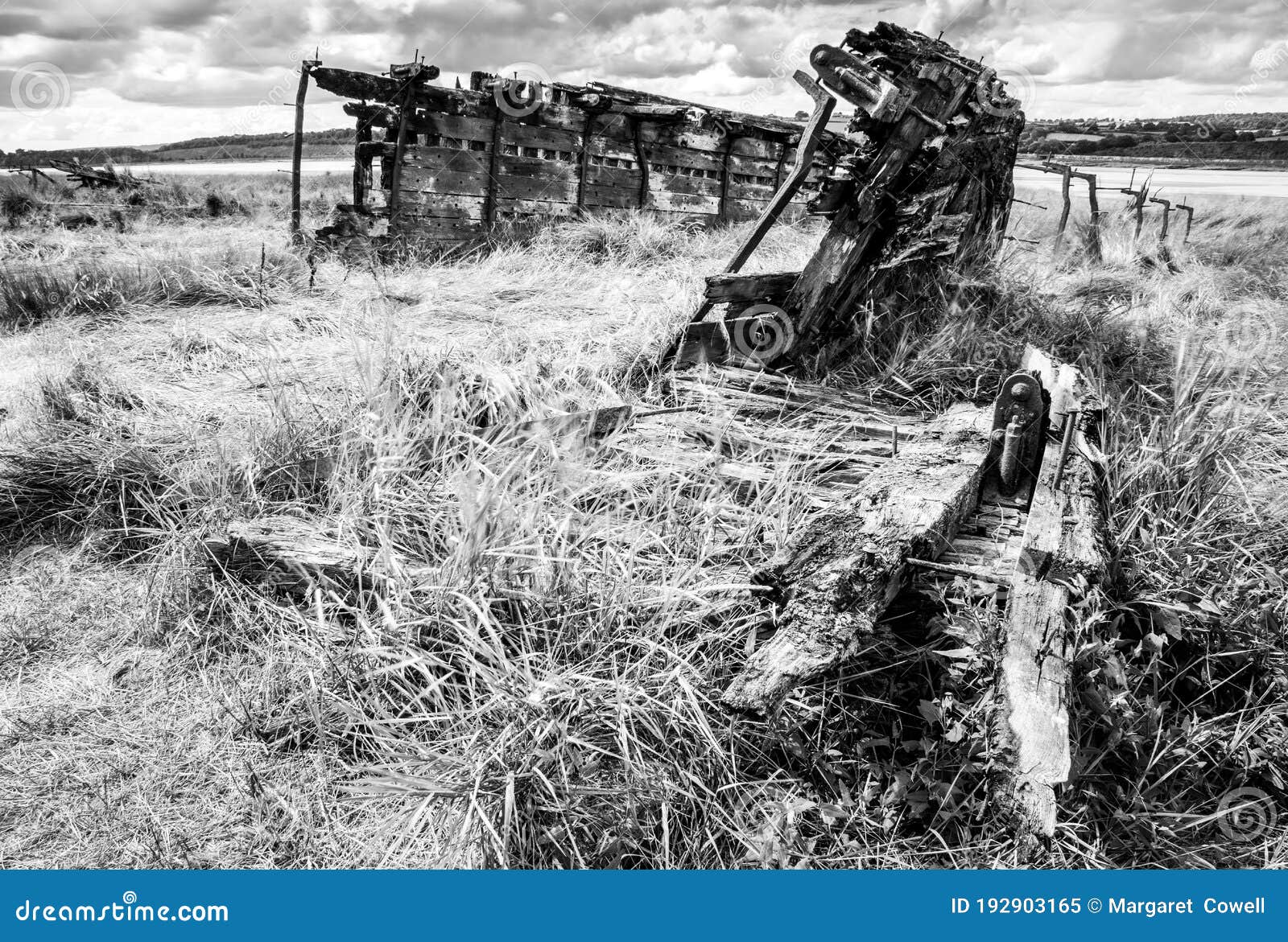 Wreck at Purton Ships Graveyard, Gloucestershire 5 Stock Image Image
